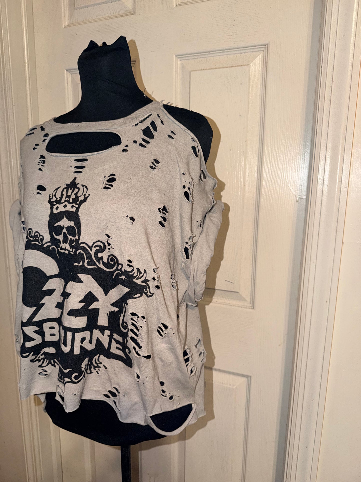 Ozzy Osbourne Oversized Distressed Tee (As Is)