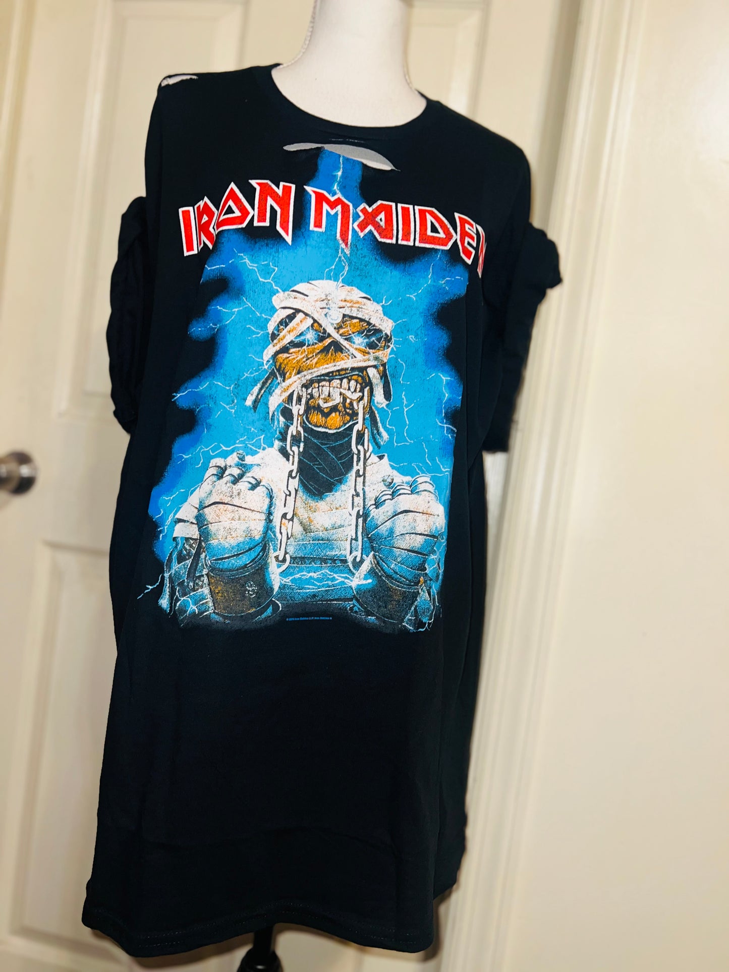 Iron Maiden Oversized Distressed Tee