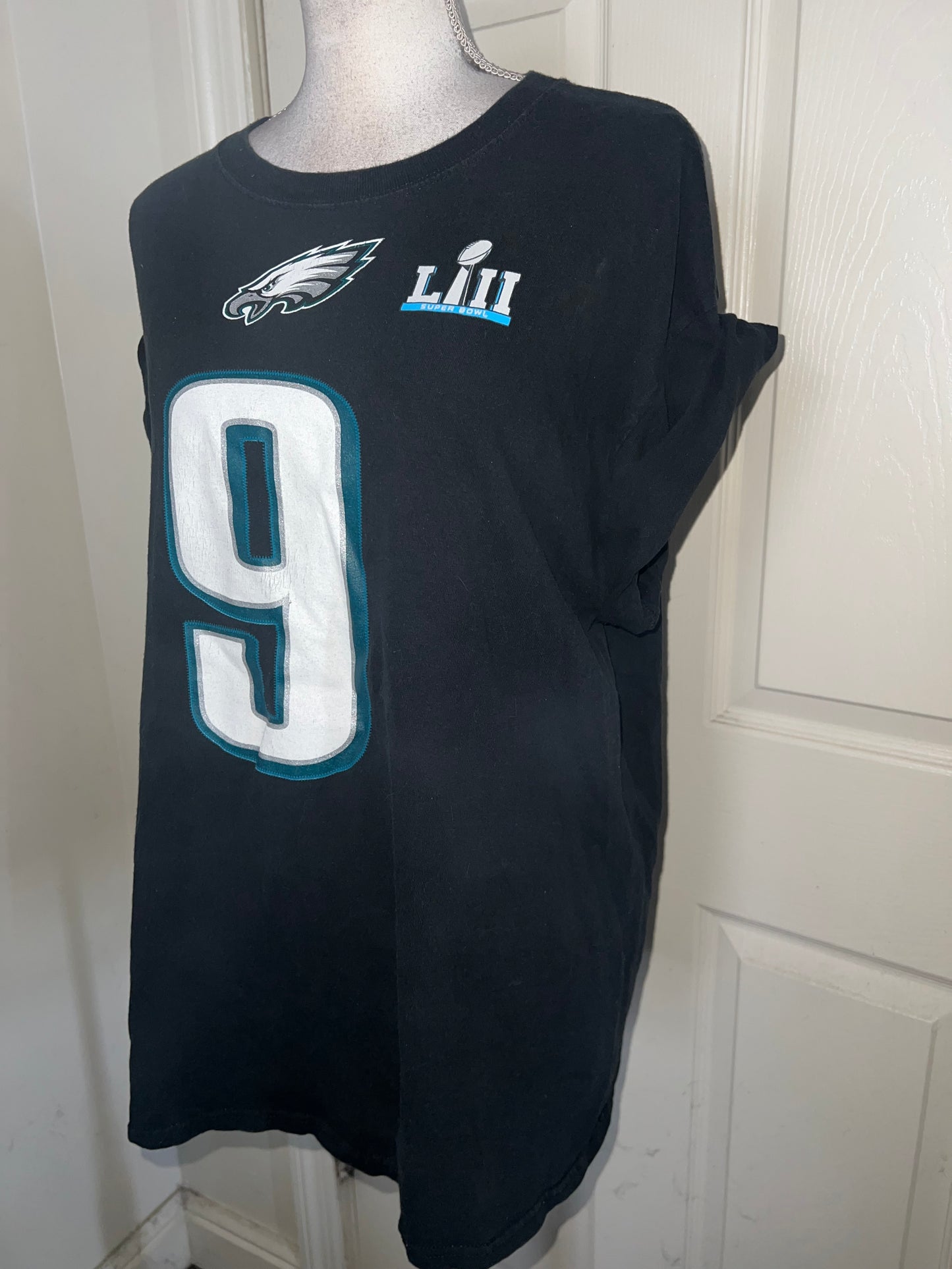 Philadelphia Eagles Nick Foles Super Bowl Distressed Tee