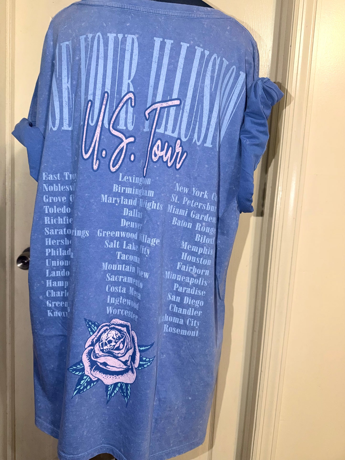 Guns N’ Roses Double Sided Oversized Distressed Tee