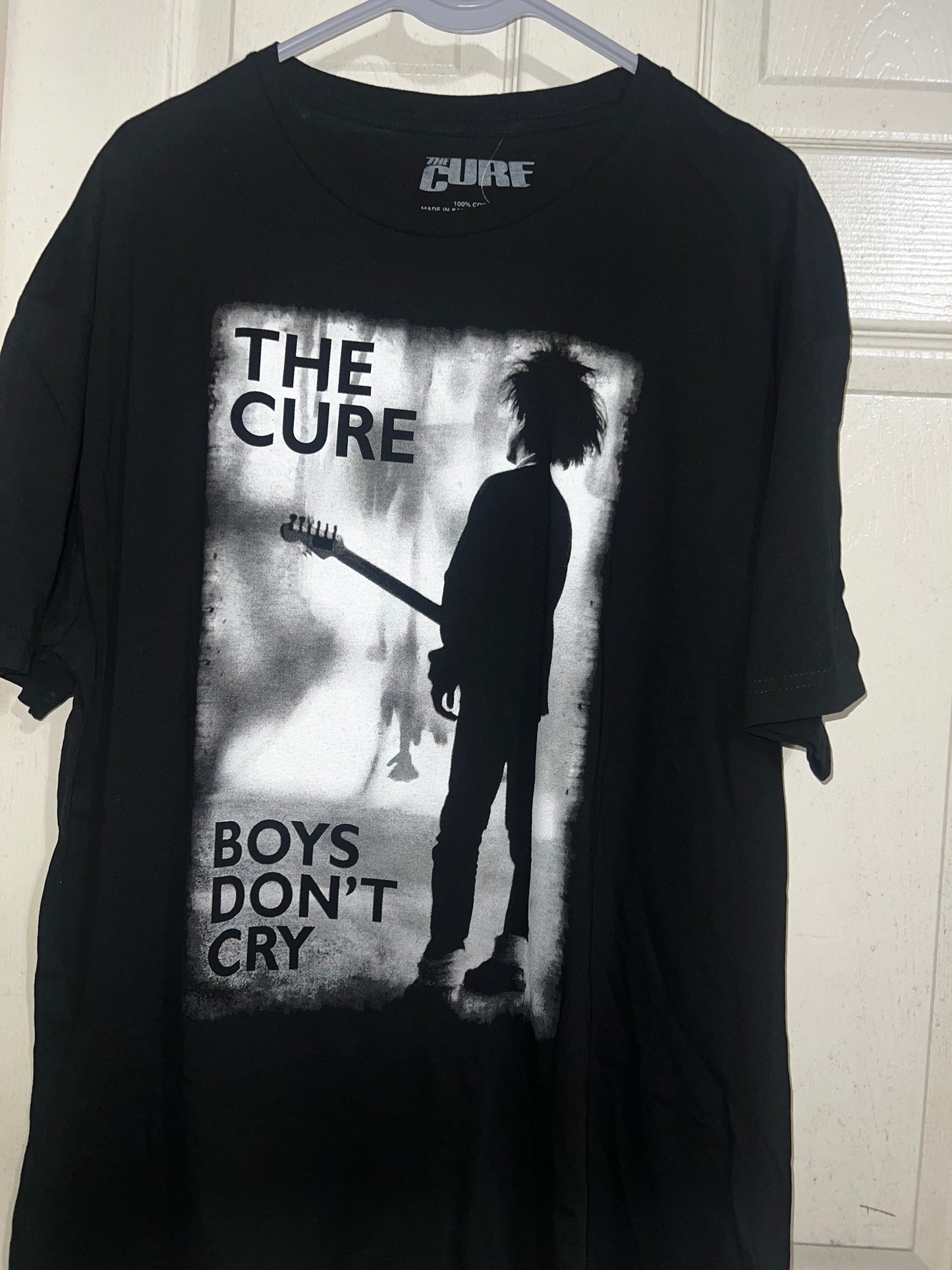 The Cure Boys Don’t Cry Oversized Distressed Tee