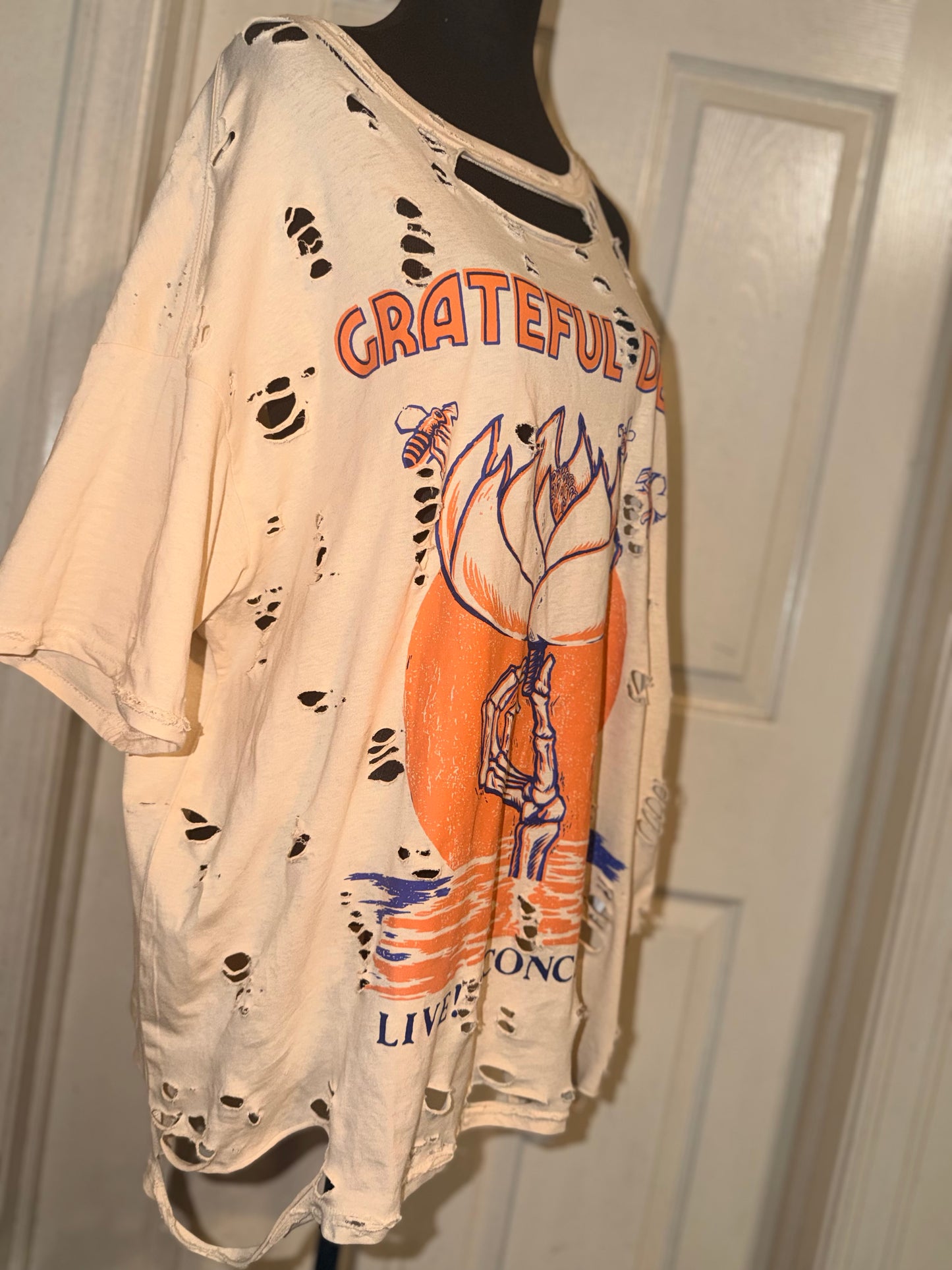 Grateful Dead Oversized Distressed Tee (as is)