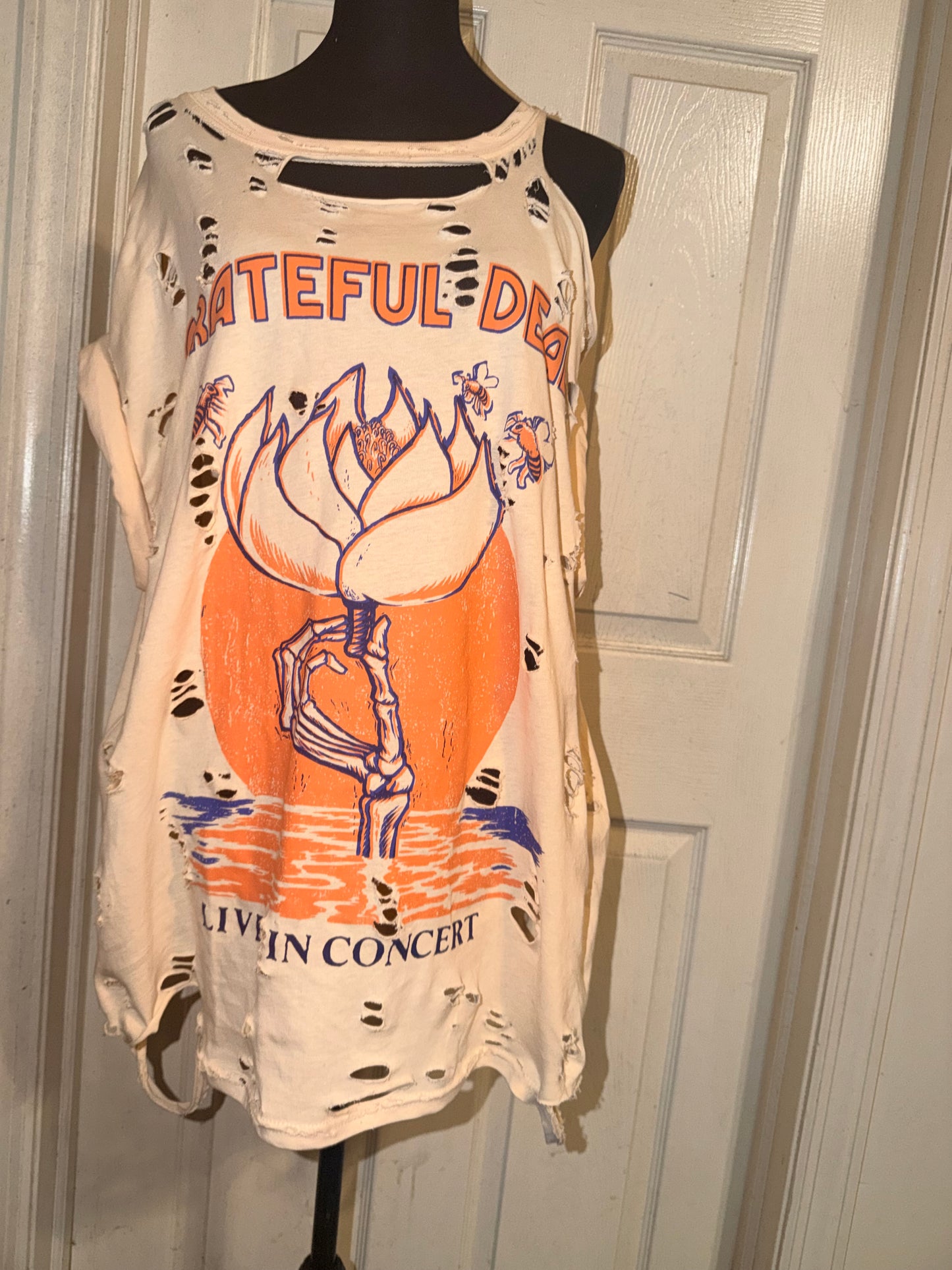 Grateful Dead Oversized Distressed Tee (as is)