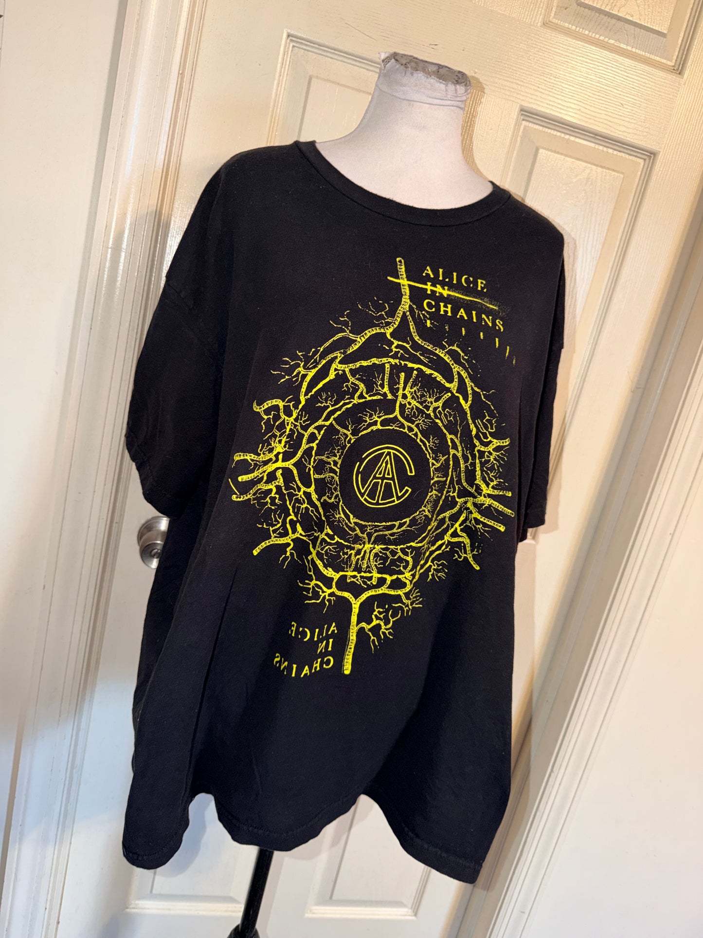 Alice In Chains Double Sided Oversized Distressed Tee