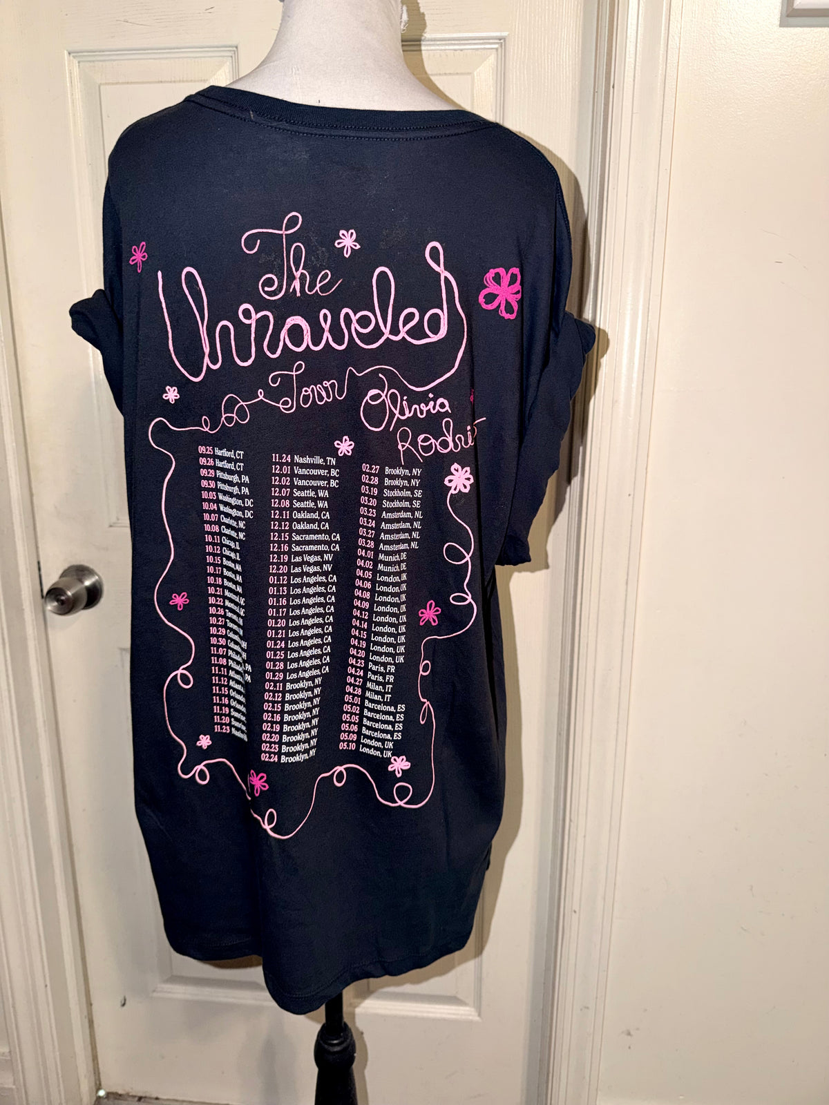Olivia Rodrigo Double Sided Oversized Tee