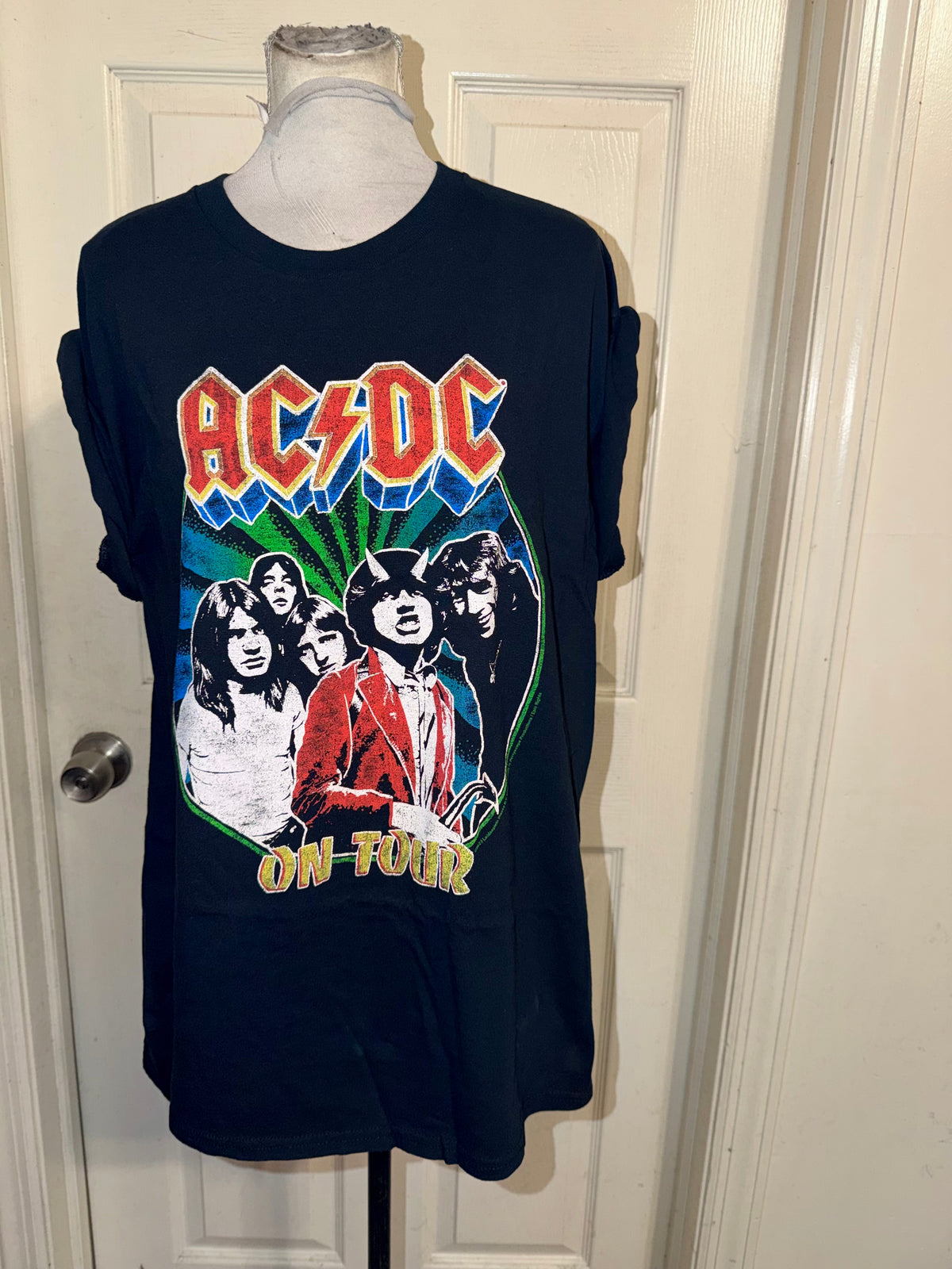 AC/DC Double Sided Oversized Tee