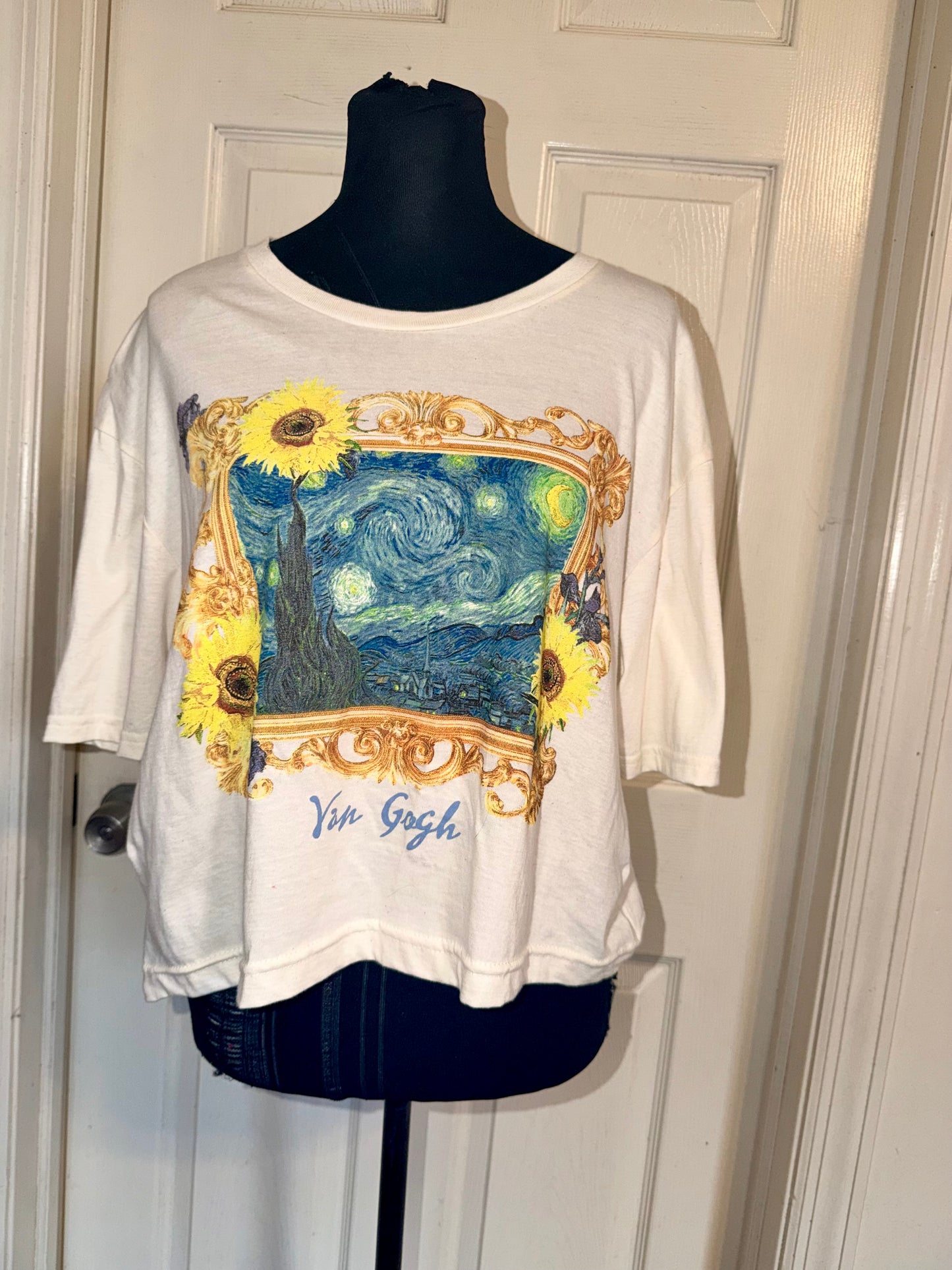 Vincent Van Gogh Cropped Tee