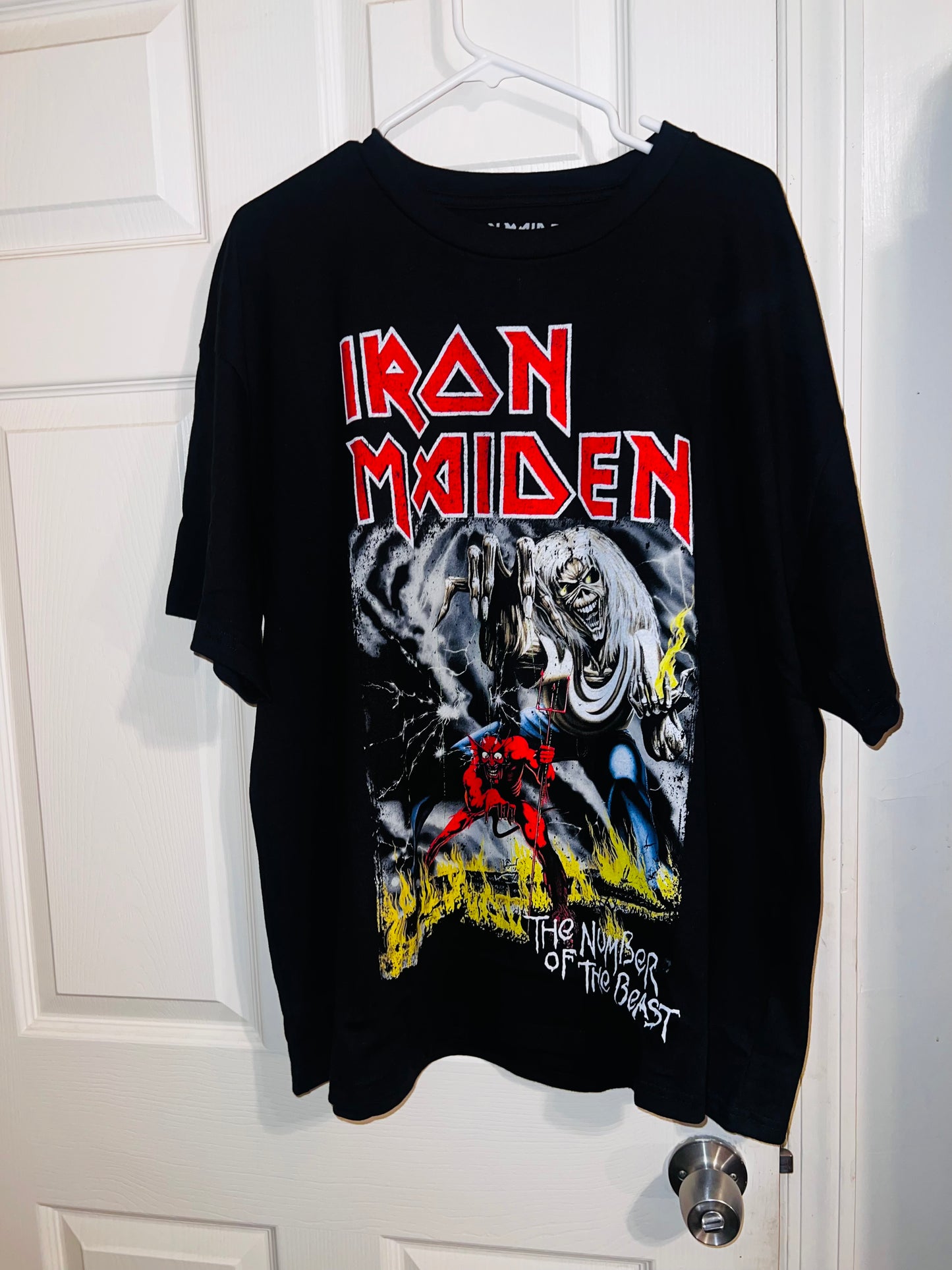 Iron Maiden Oversized Distressed Tee