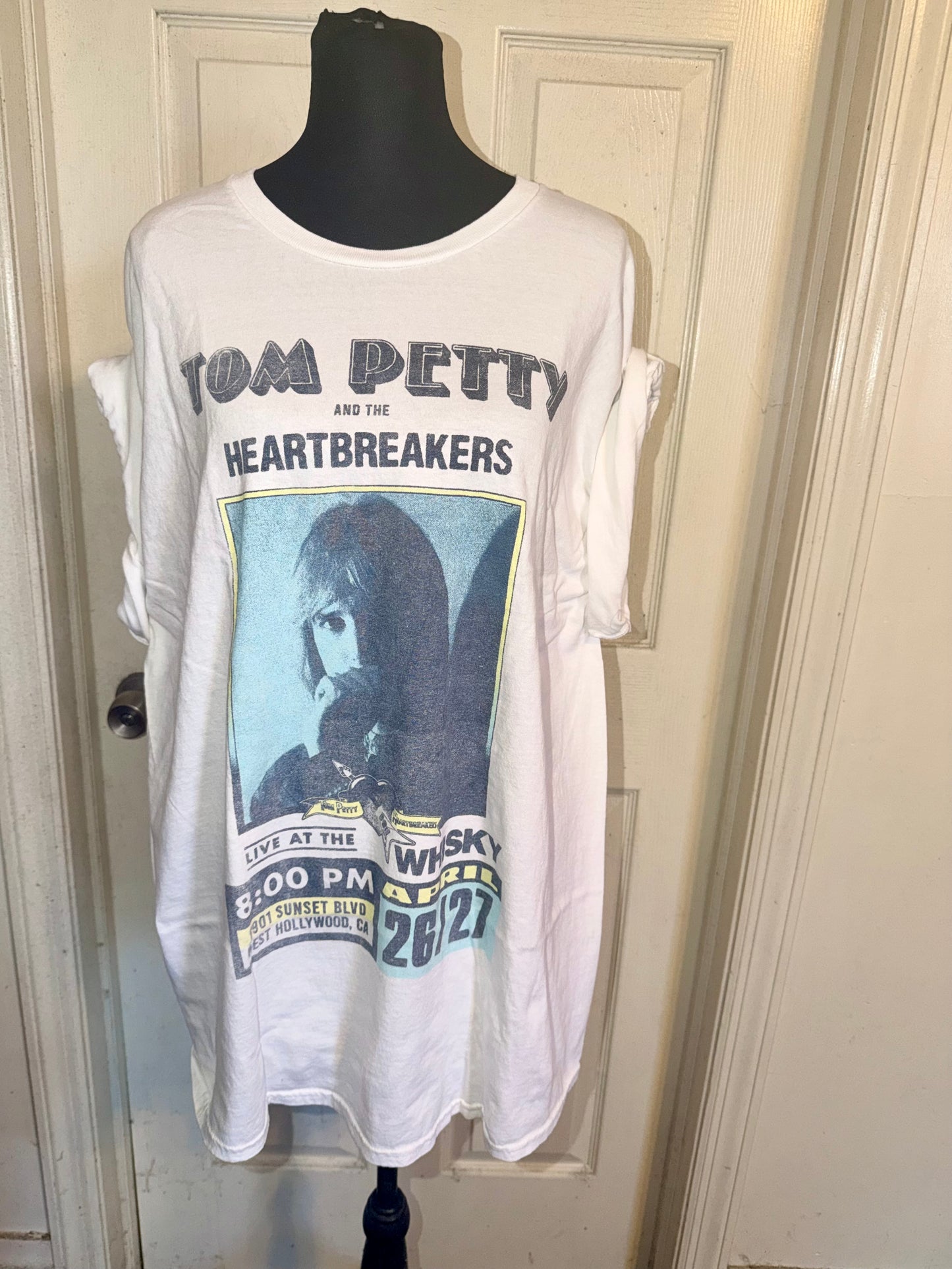 Tom Petty and the Heartbreakers Oversized Distressed Tee