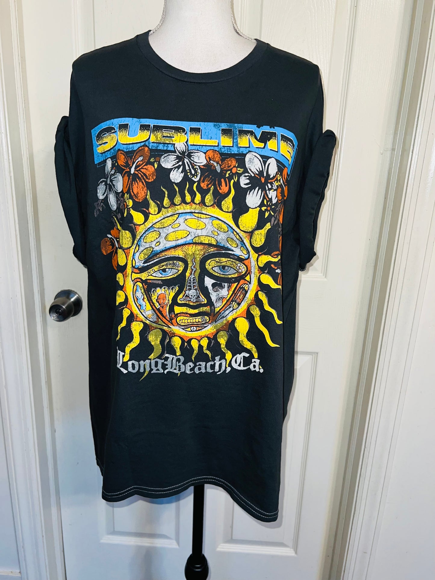 Sublime Double Sided Oversized Distressed Tee