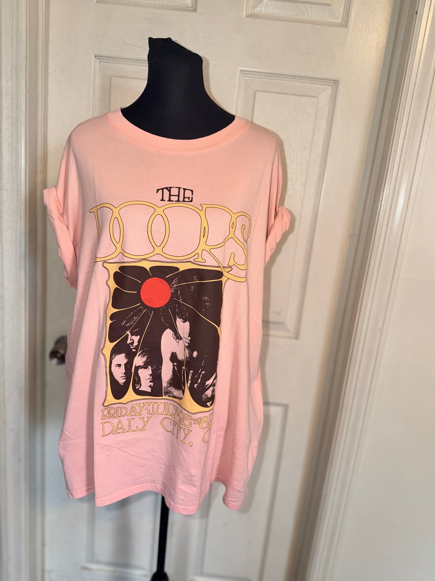 The Doors Oversized Distressed Tee