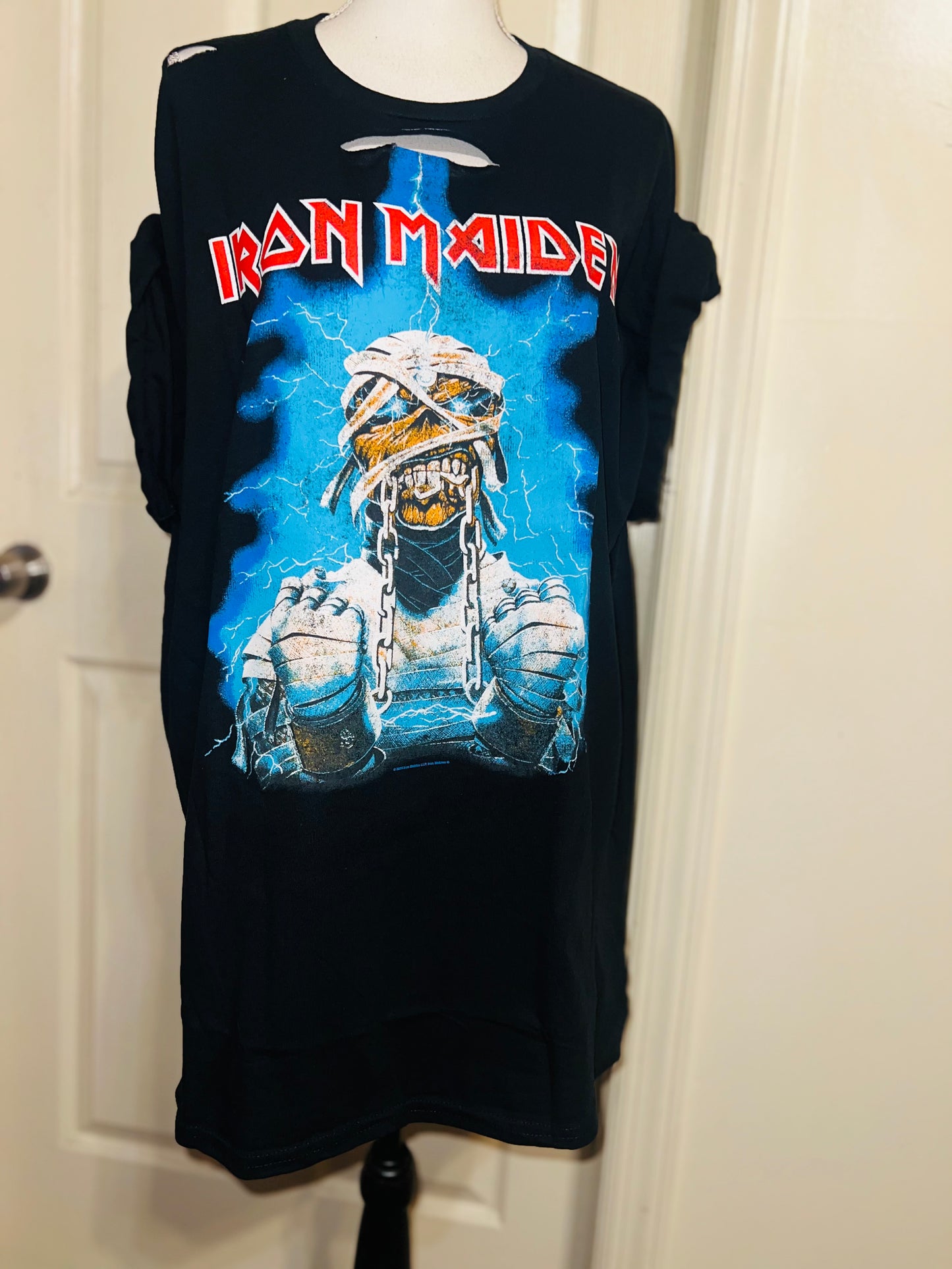 Iron Maiden Oversized Distressed Tee