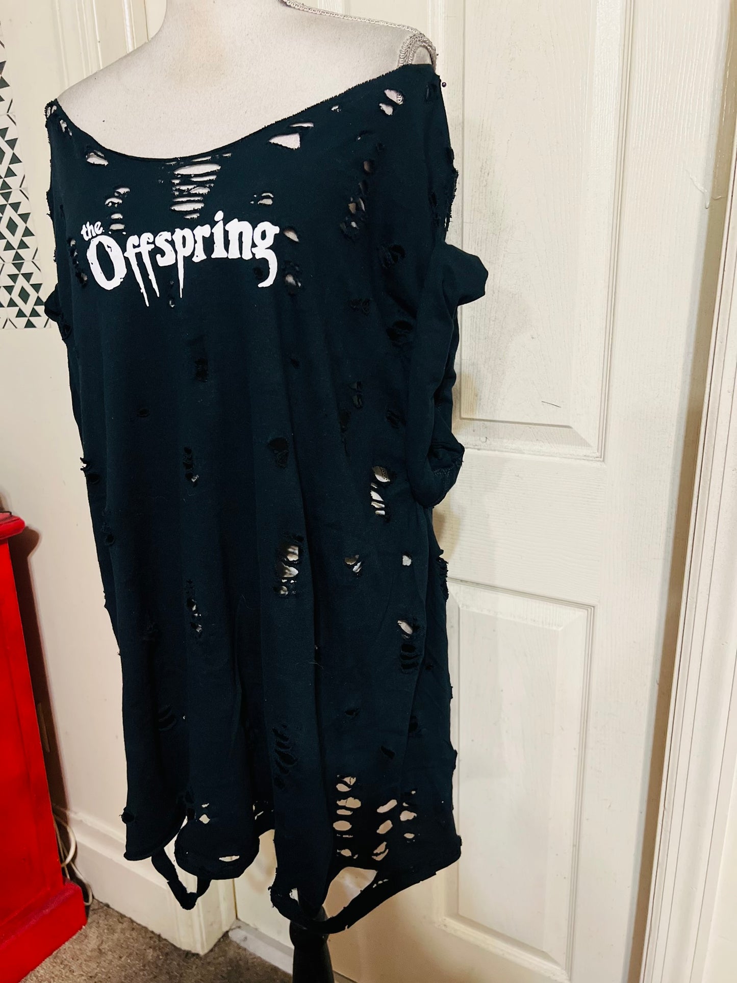 The Offspring Double Sided Oversized Distressed Tee