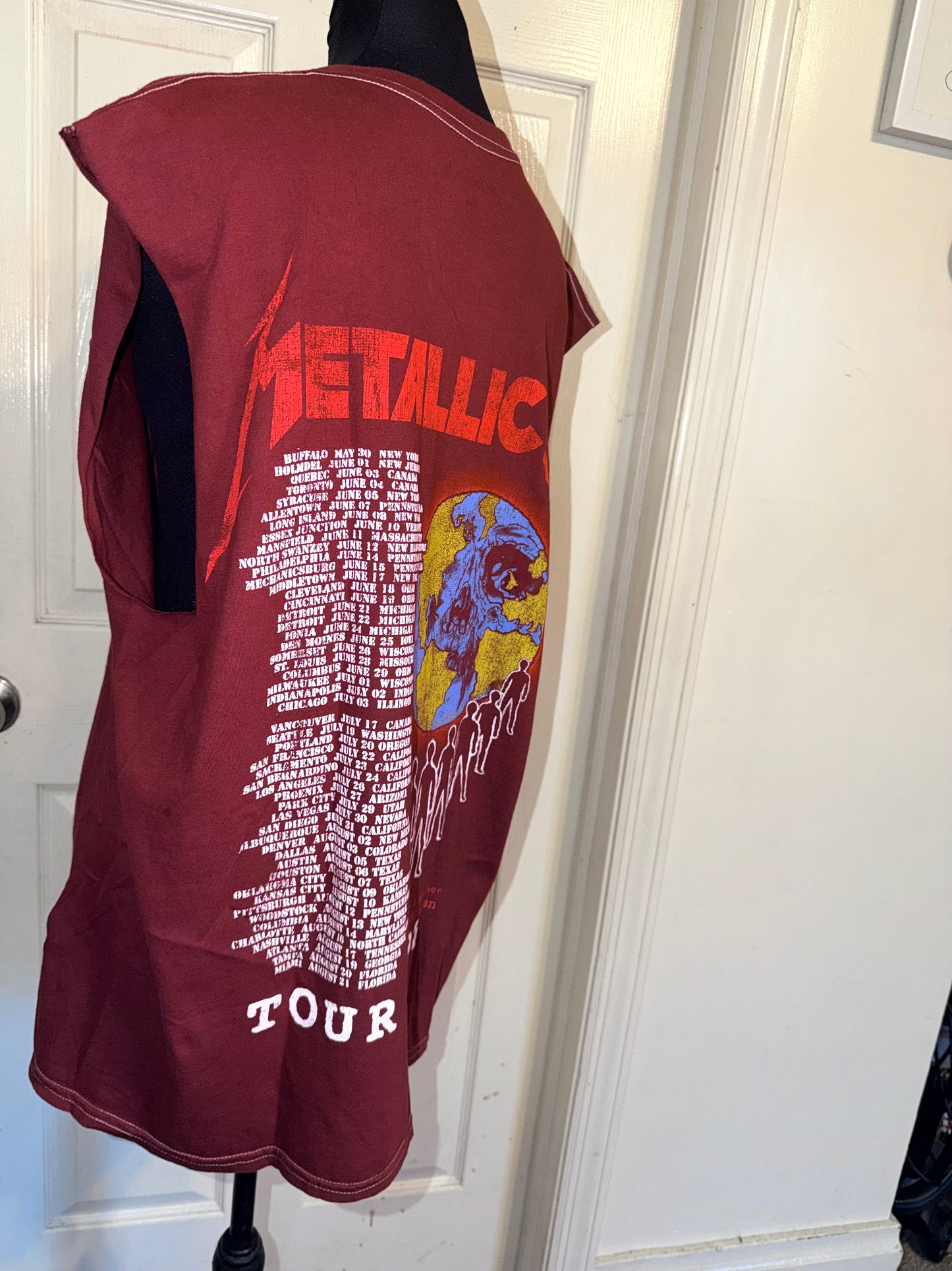Metallica Oversized Double Sided Tann