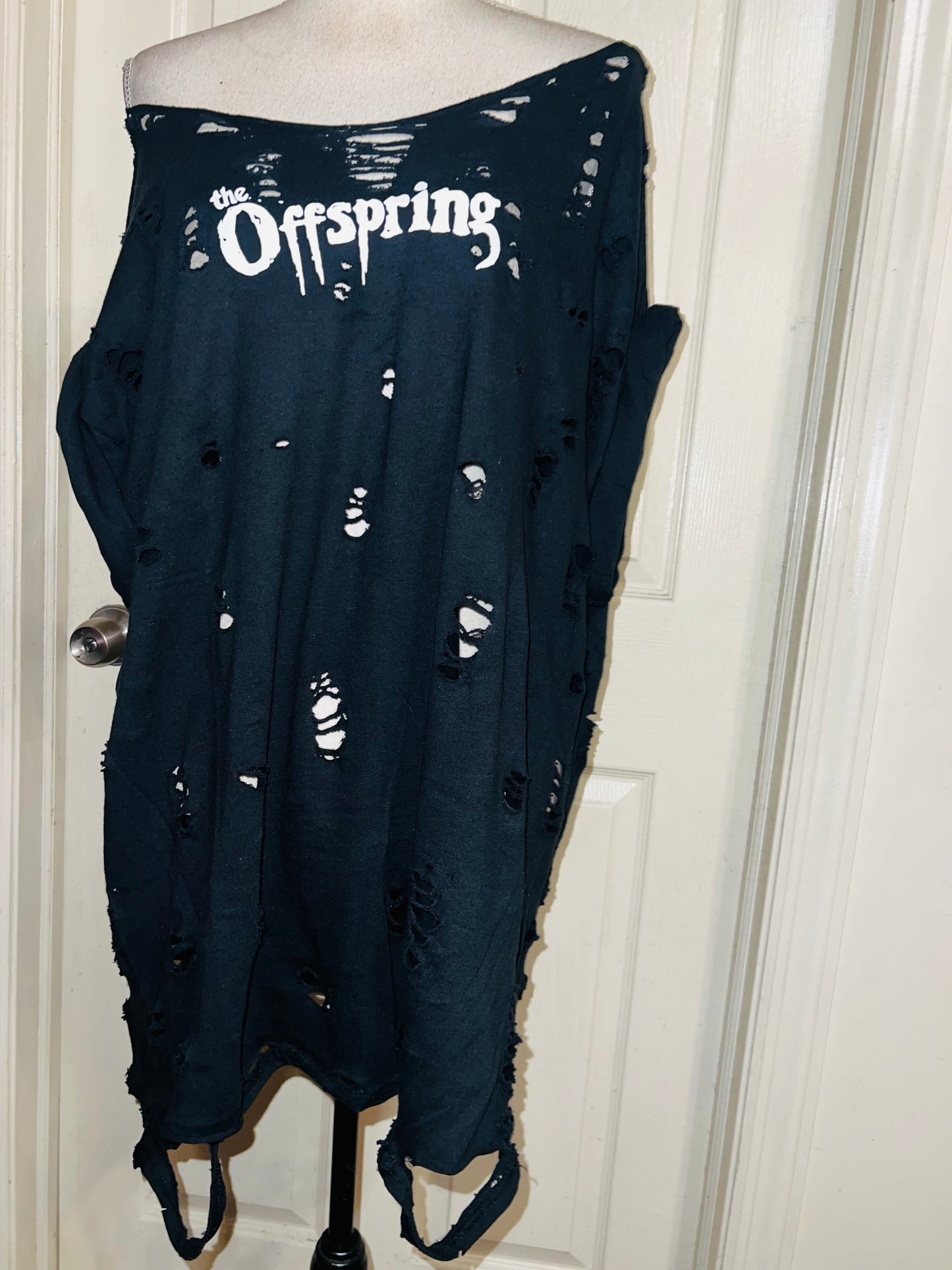 The Offspring Double Sided Oversized Distressed Tee