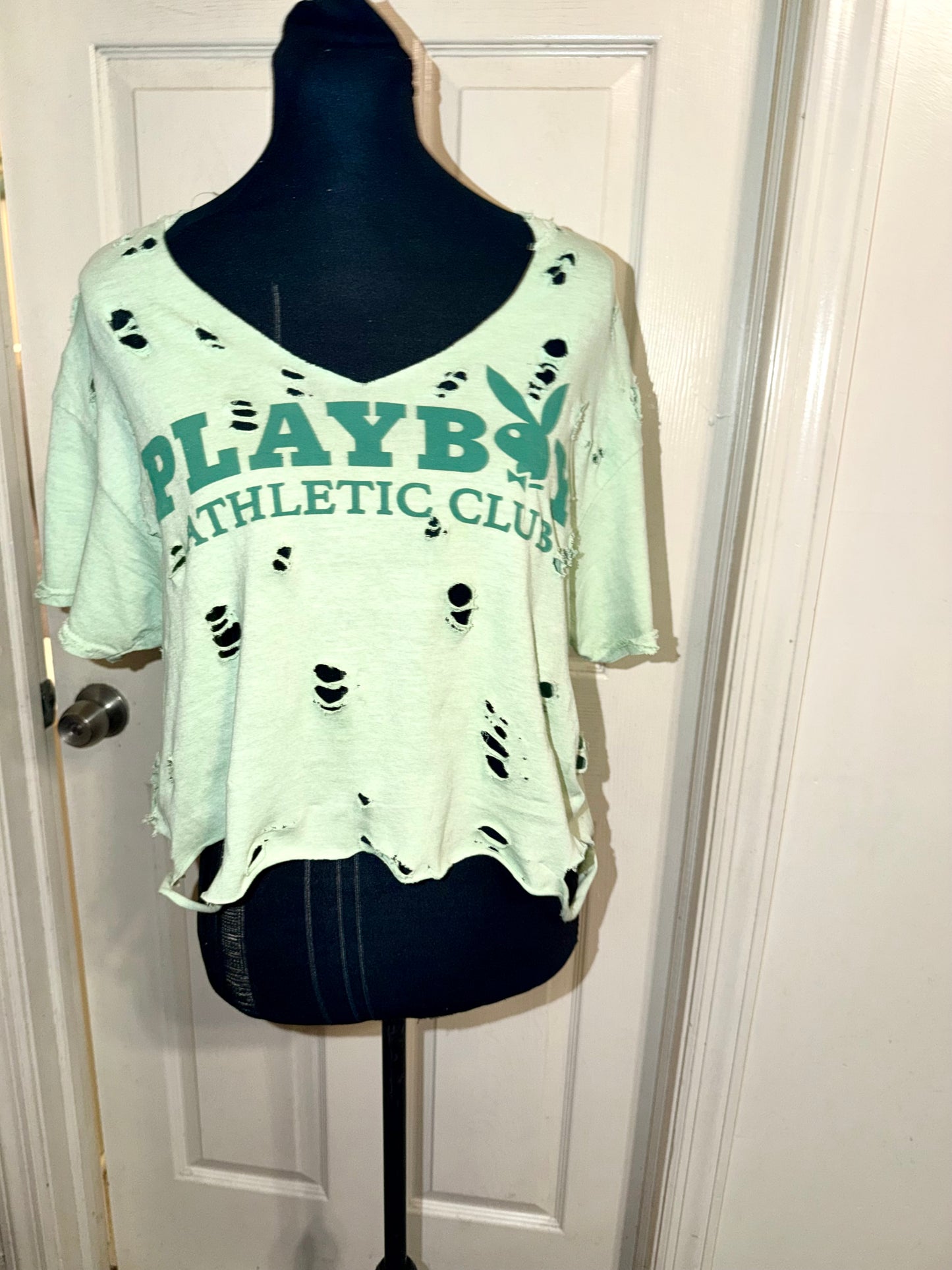 Playboy Oversized Cropped Tee