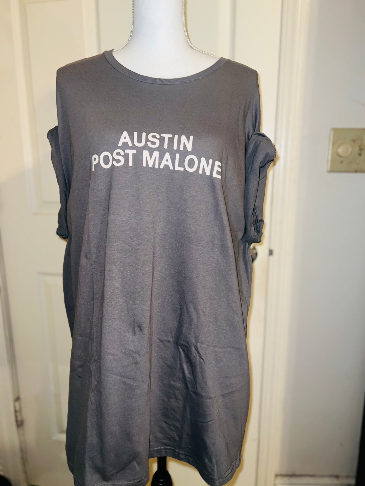 Post Malone Double Sided Oversized Distressed Tee