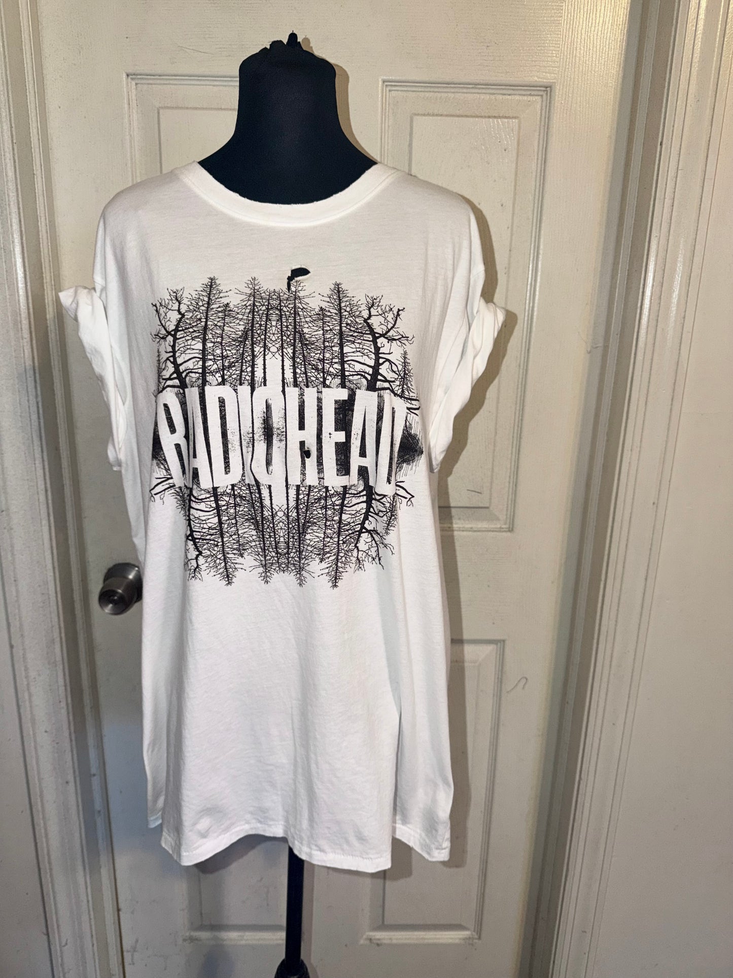 Radiohead Oversized Distressed Tee