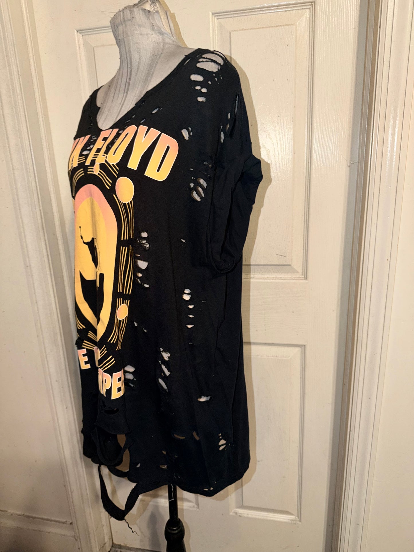 Pink Floyd Oversized Distressed Tee (as is)