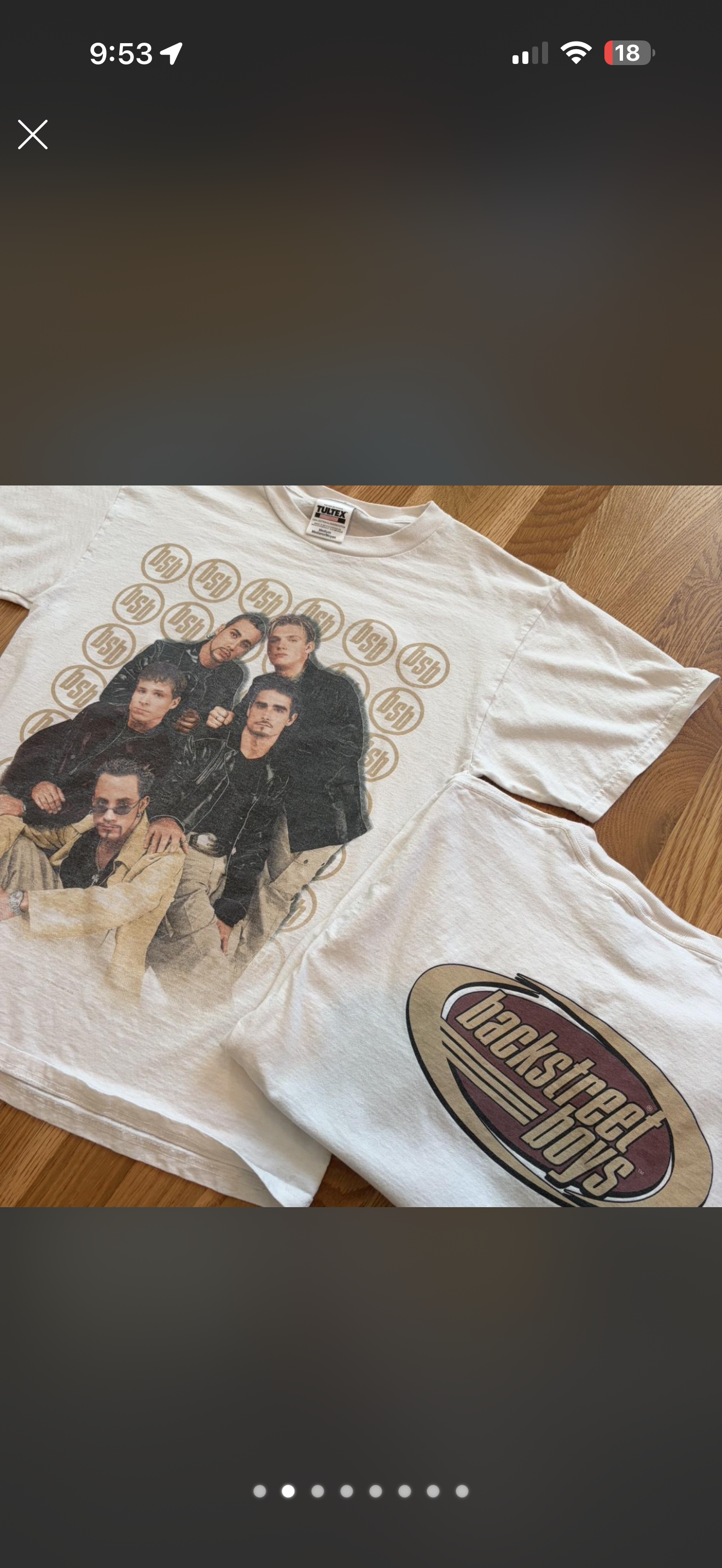 Backstreet Boys Vintage Double Sided Tee