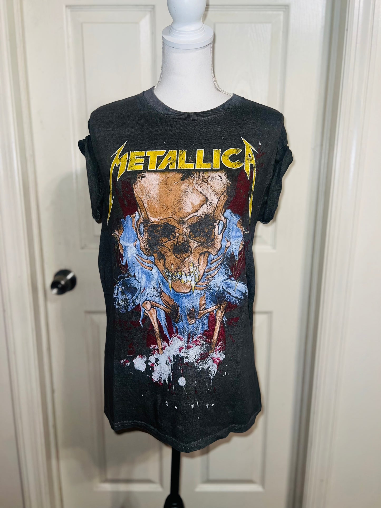 Metallica Oversized Distressed Tee