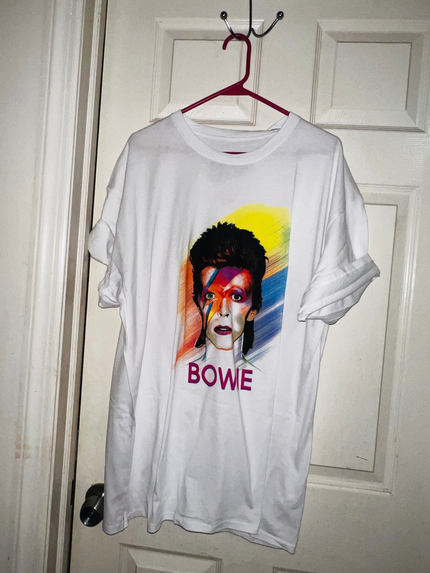 David Bowie Oversized Distressed Tee