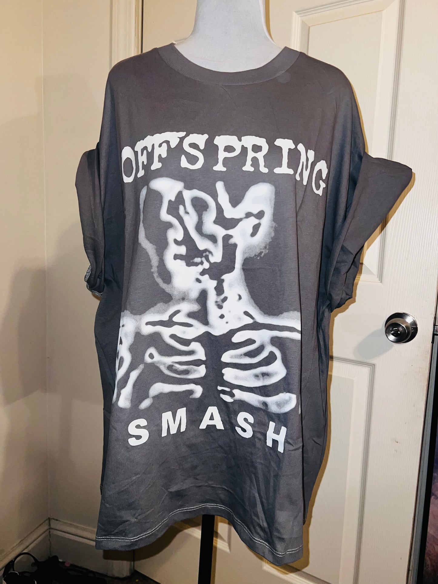 The Offspring “Smash” Oversized Distressed Tee