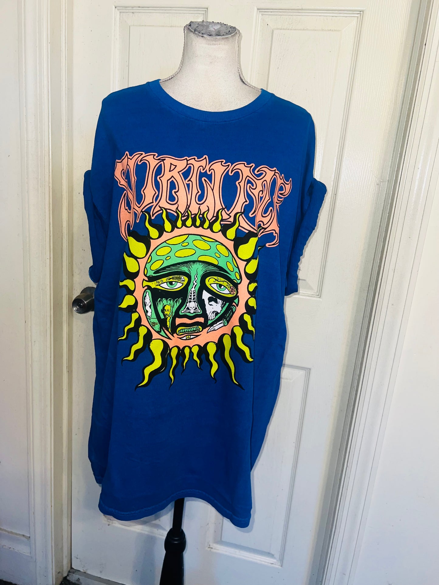 Sublime Double Sided Oversized Distressed Tee