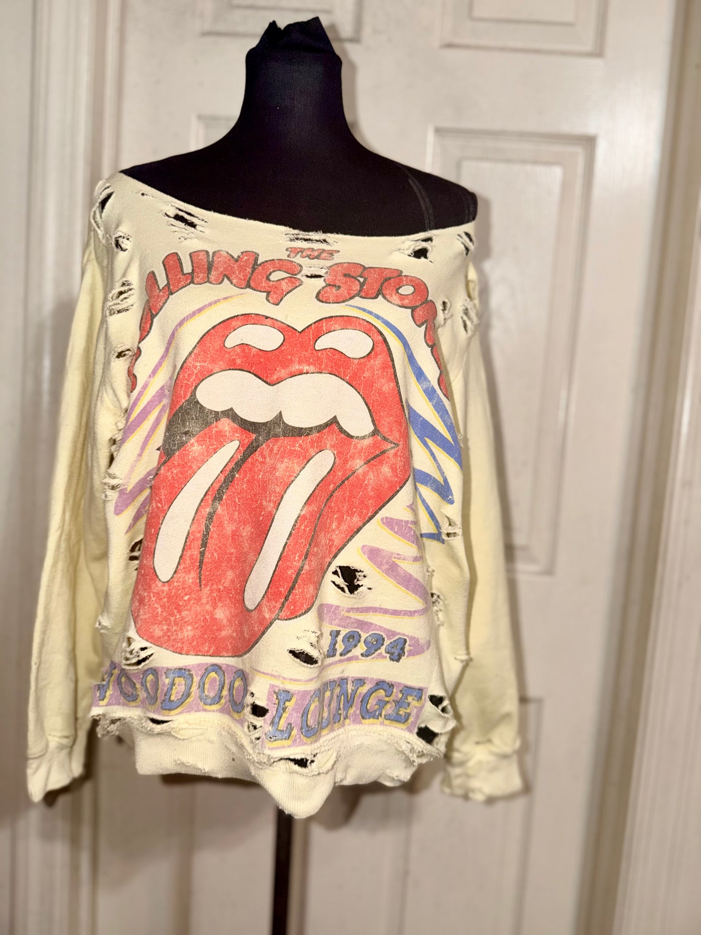 The Rolling Stones Distressed Sweatshirt