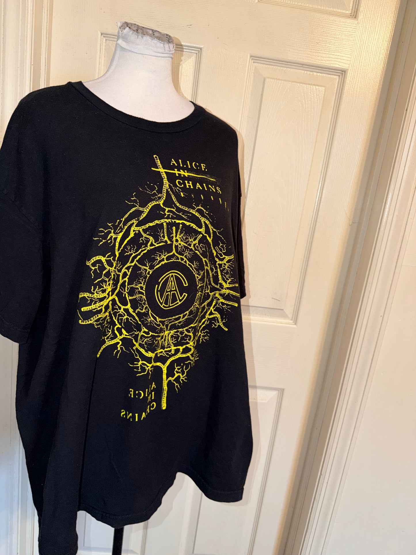 Alice In Chains Double Sided Oversized Distressed Tee