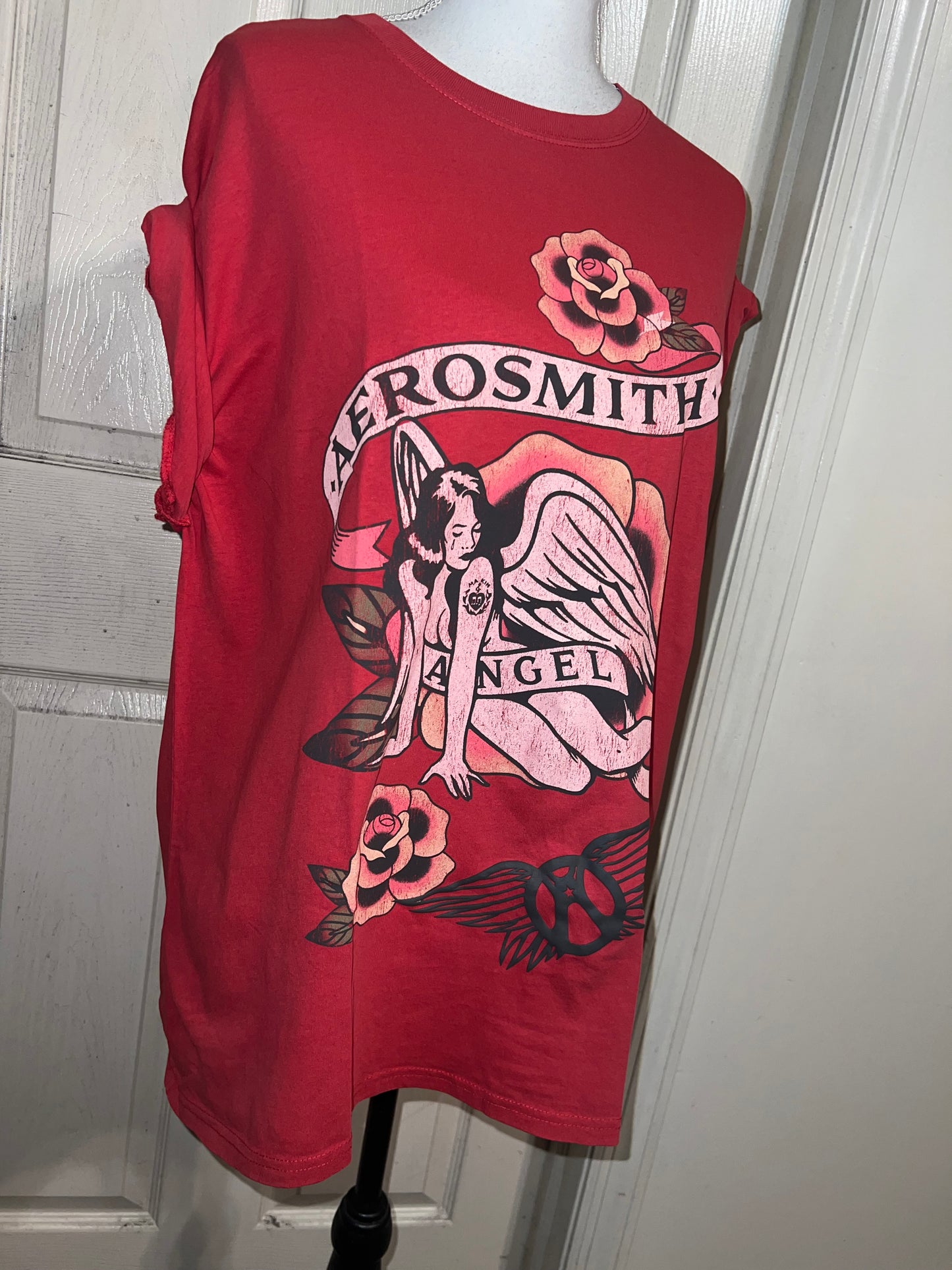 Aerosmith Oversized Distressed Tee