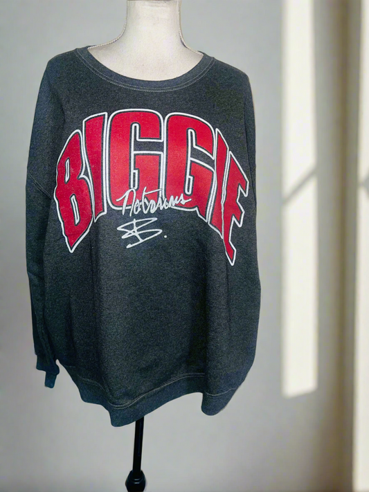 Biggie Smalls Double Sided Oversized Distressed Tee