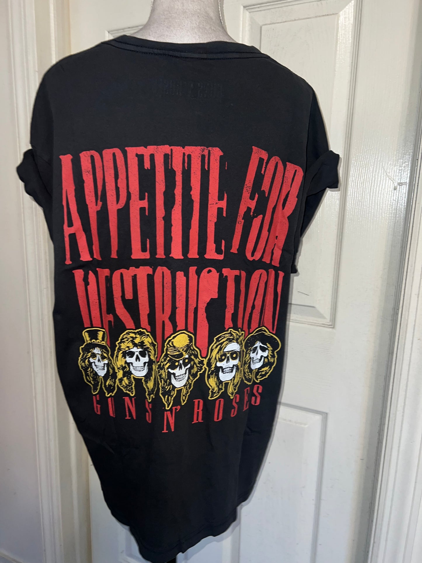Guns n’ Roses Double Sided Oversized Distressed Tee