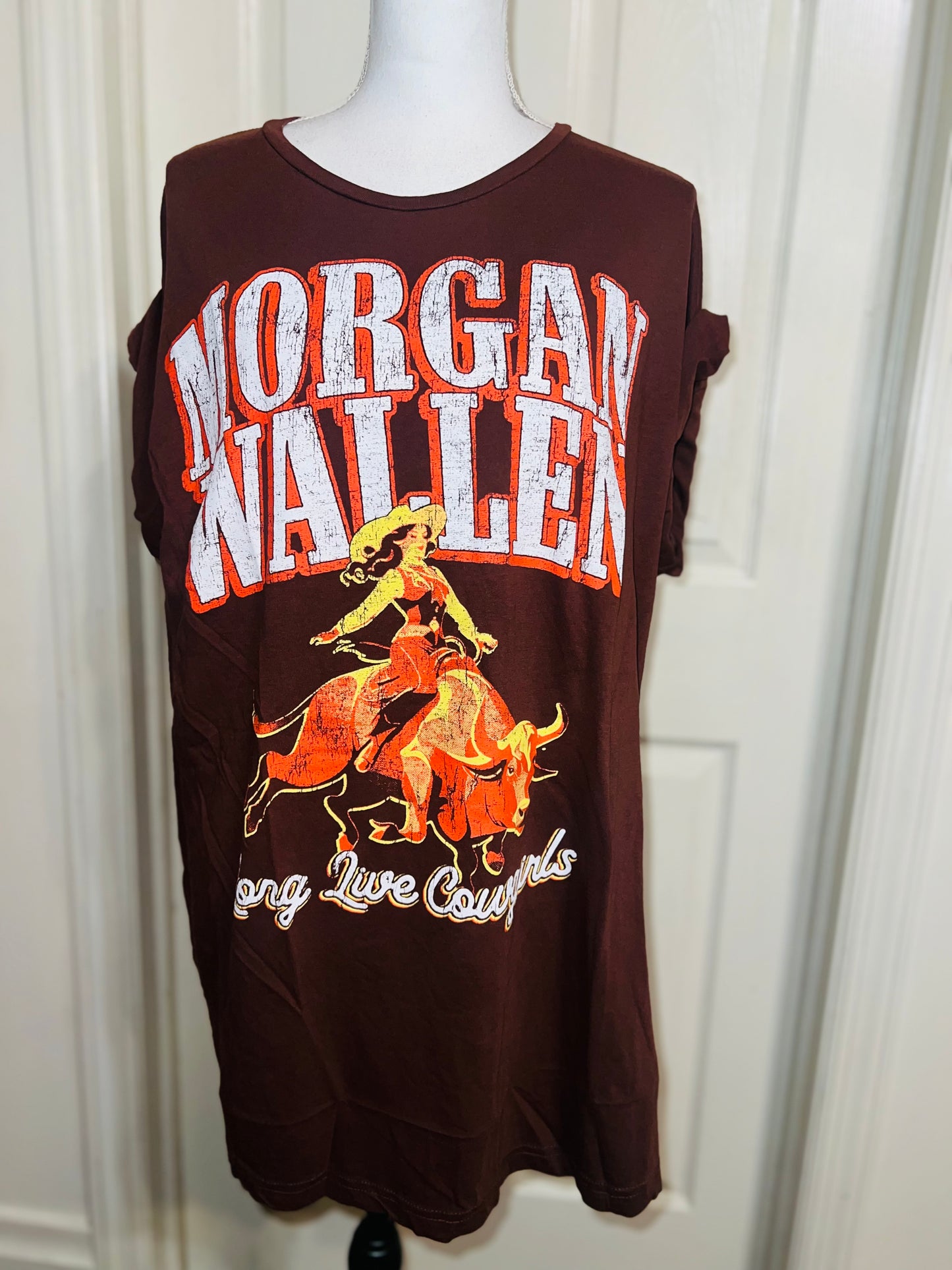 Morgan Wallen Oversized Distressed Tee