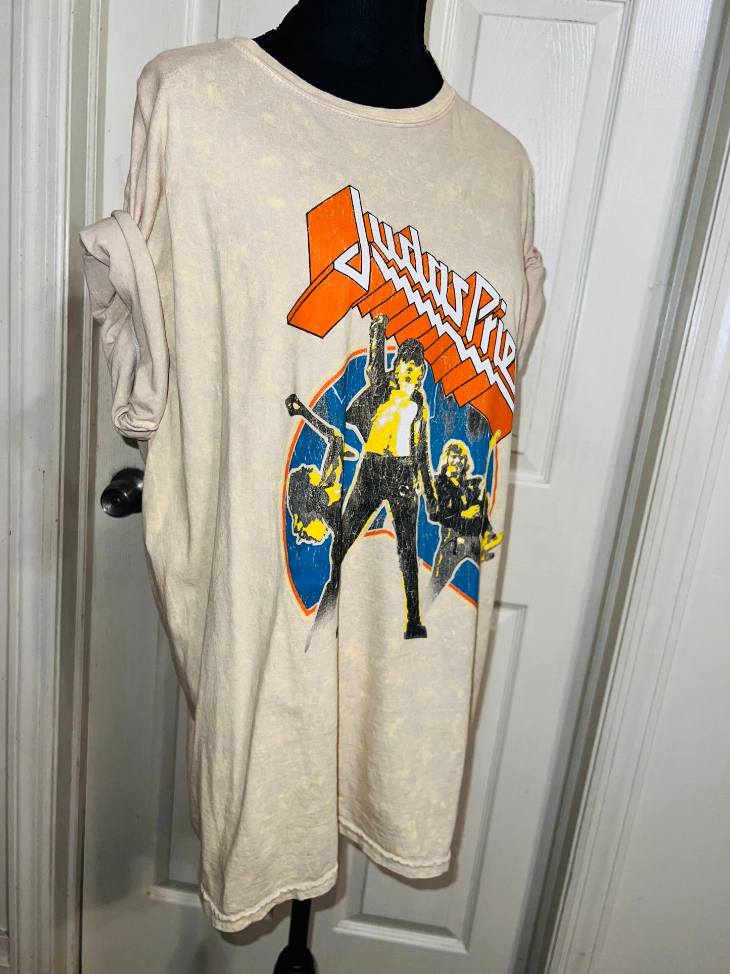 Judas Priest Oversized Distressed Tee