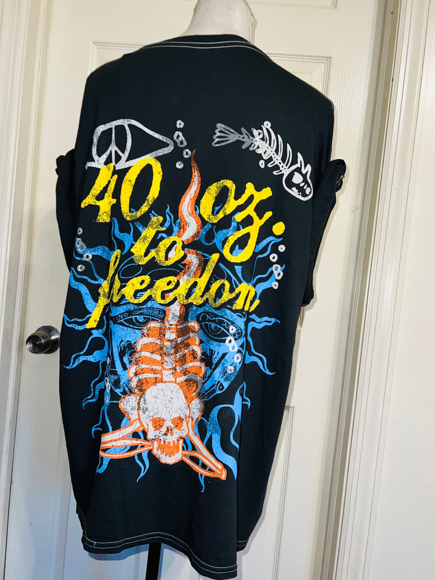 Sublime Double Sided Oversized Distressed Tee