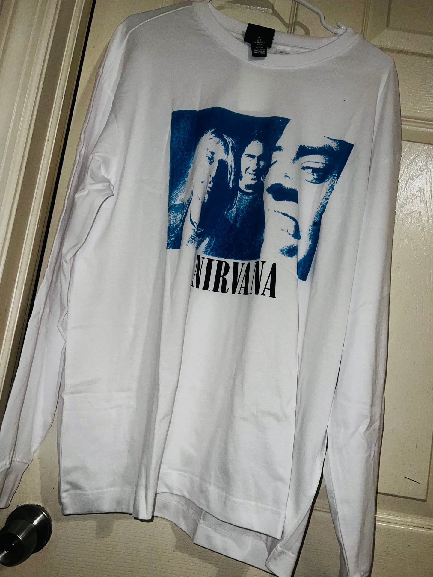 Nirvana Long Sleeve Oversized Shirt