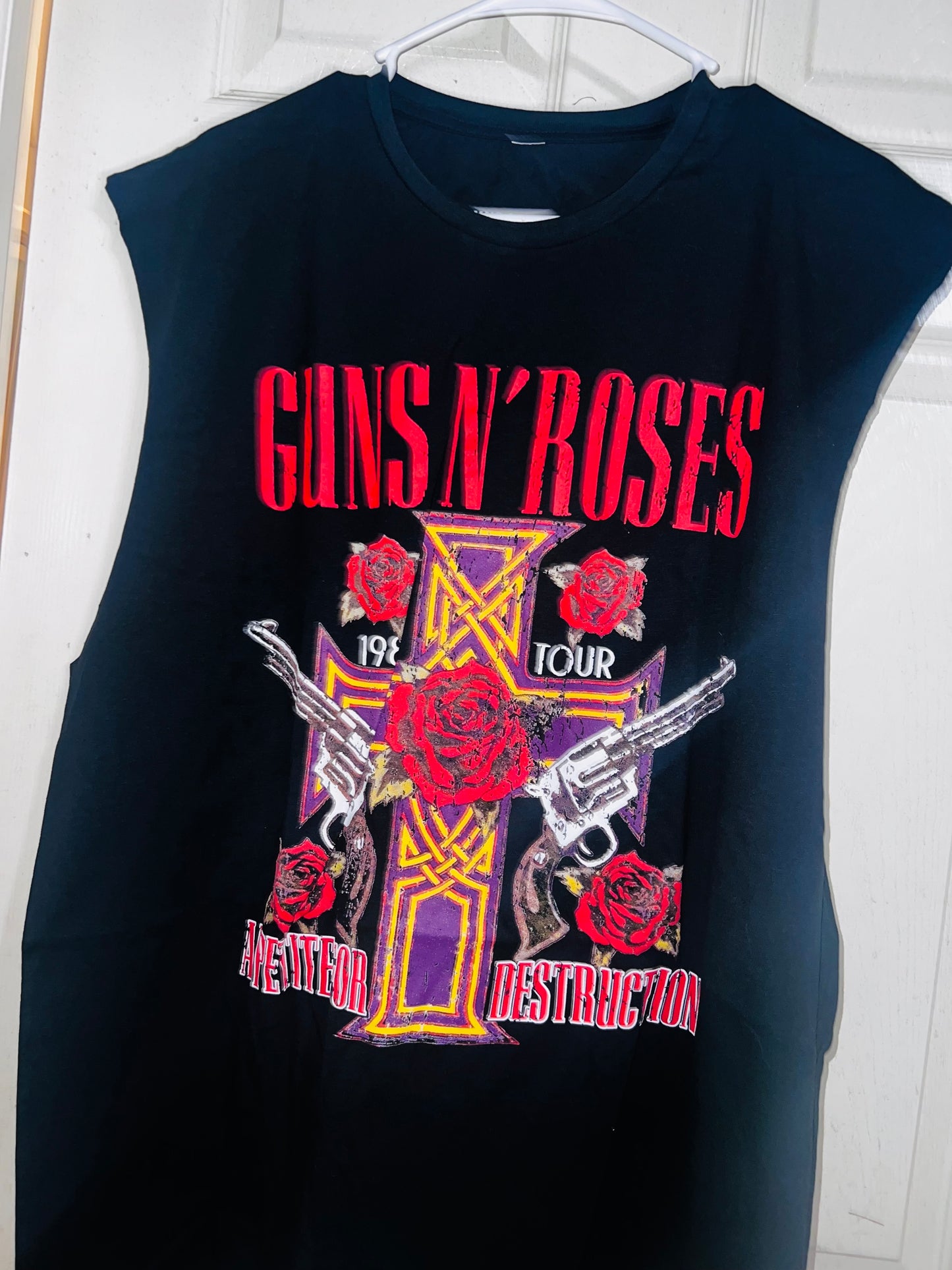 Guns n Roses Oversized Distressed Shirt (possibly dress)