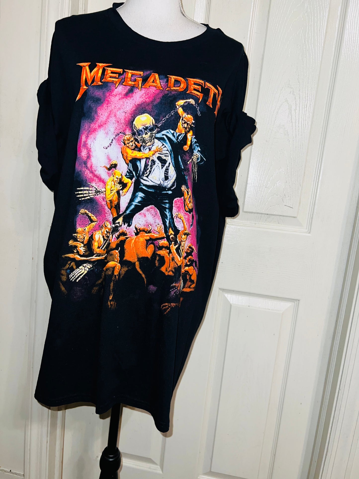 Megadeath Oversized Distressed Tee