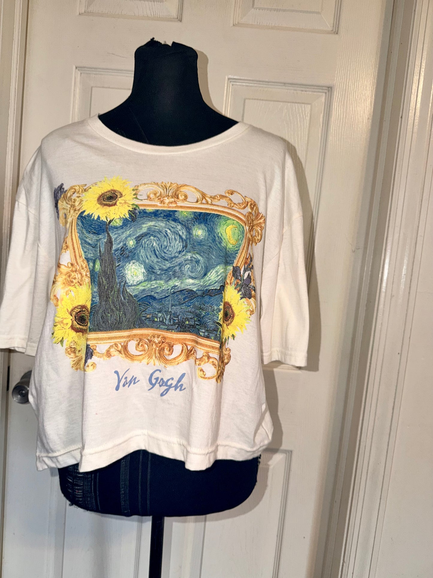 Vincent Van Gogh Cropped Tee