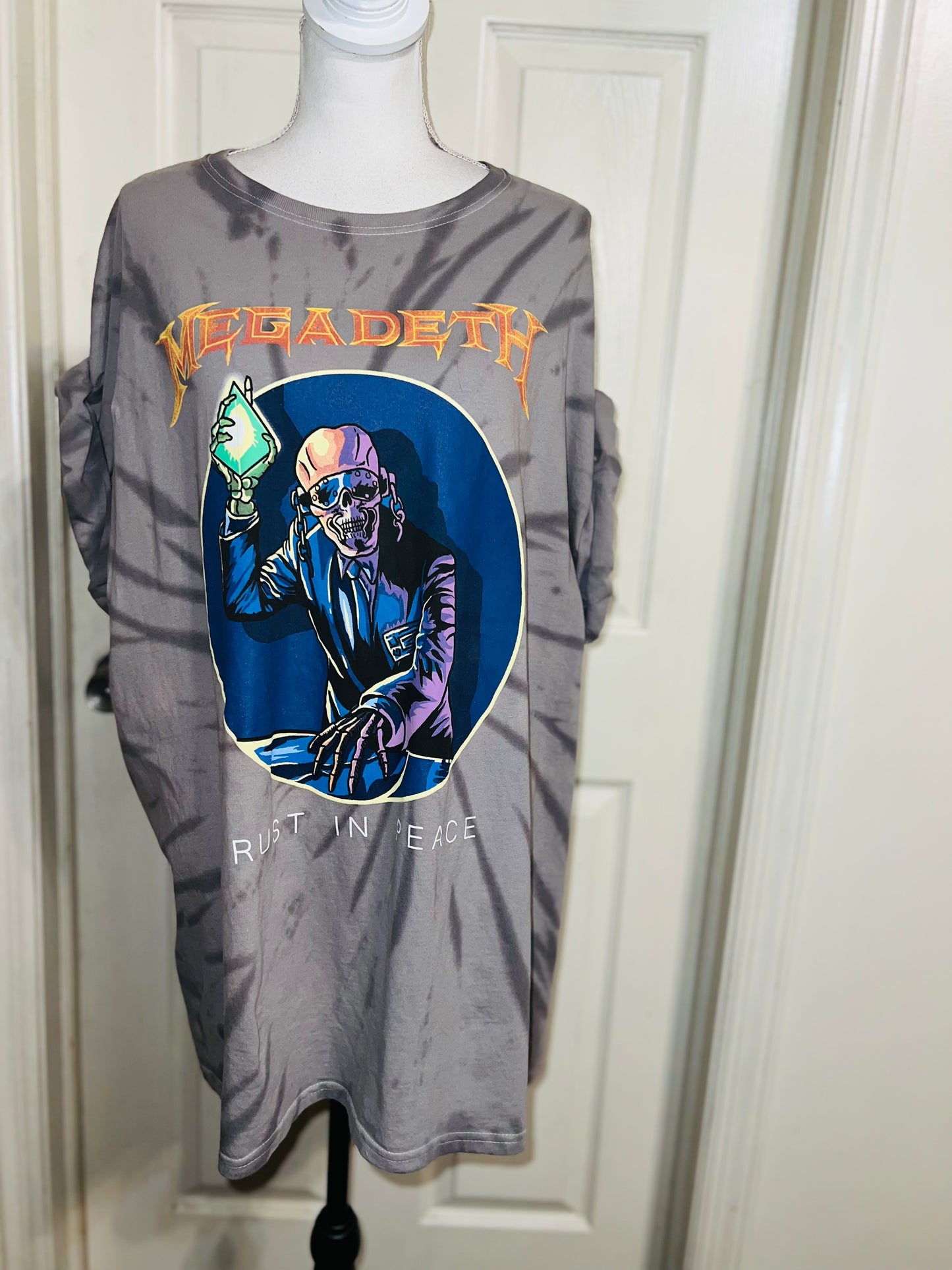 Megadeath Tie Dye Oversized Diss. Tee