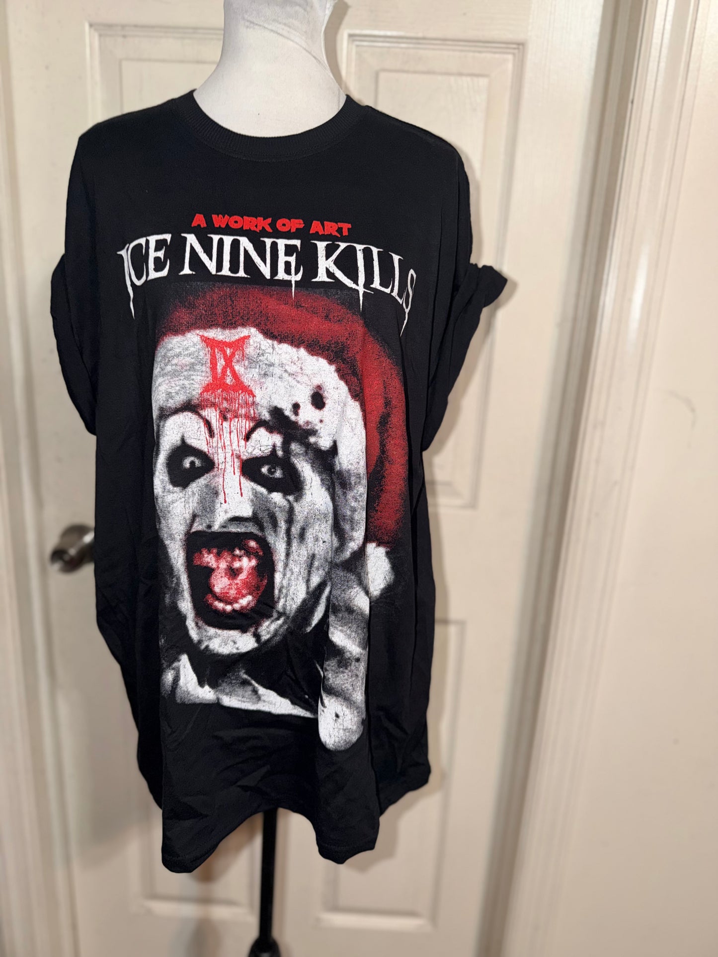 Ice Nine Kills Oversized Distressed Tee