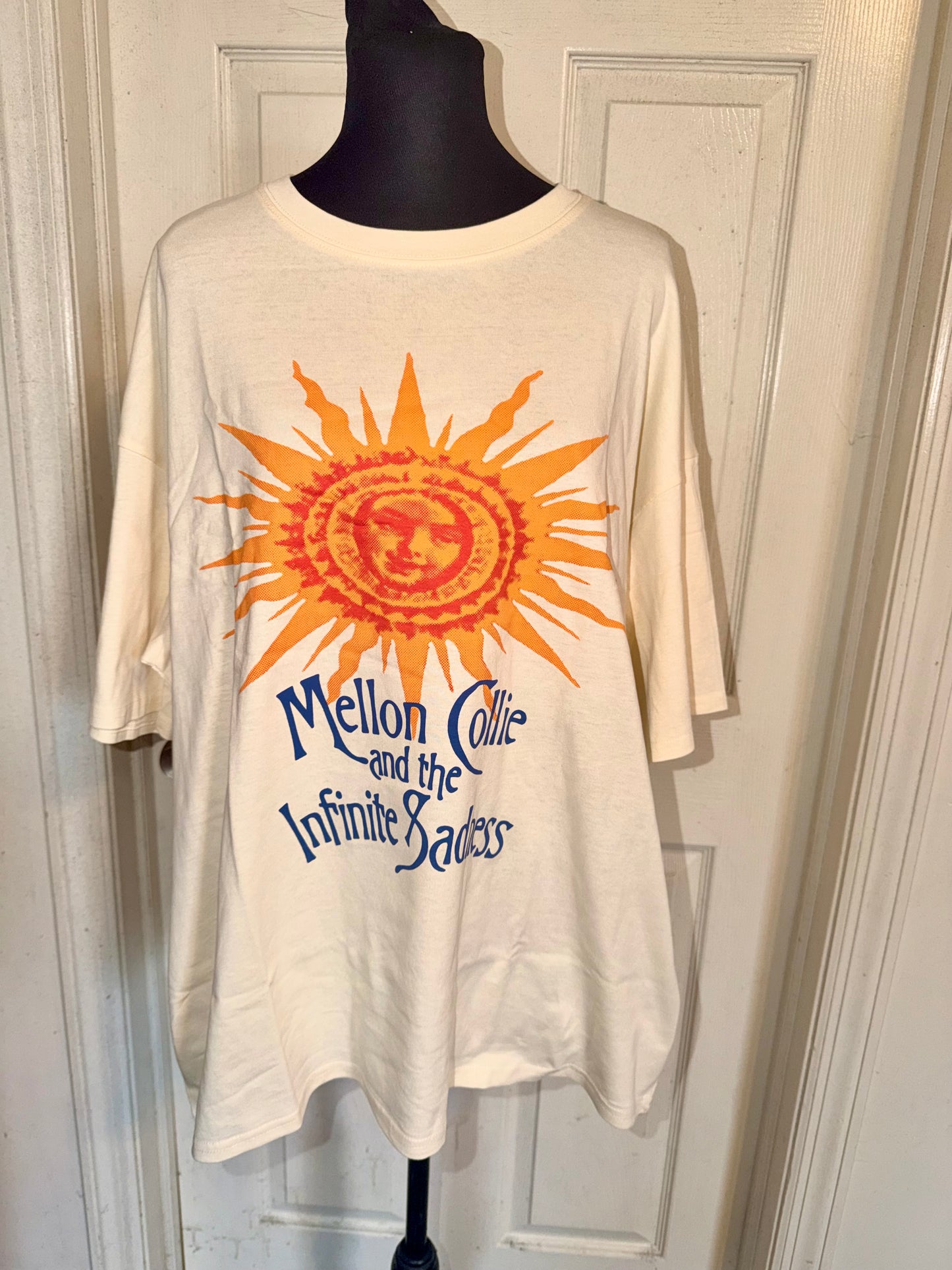 The Smashing Pumpkins Oversized Distressed Tee