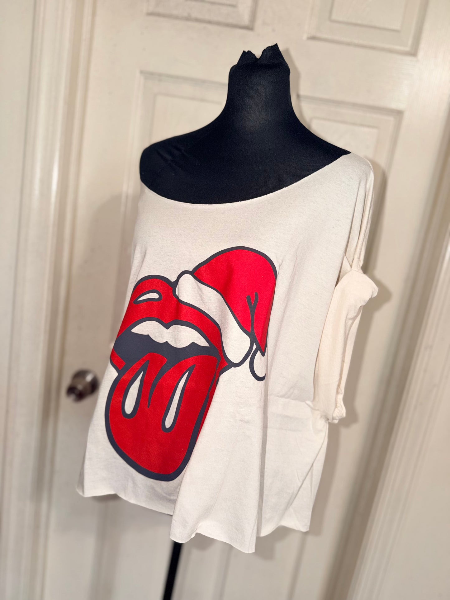 The Rolling Stones OFTS Oversized Distressed Tee
