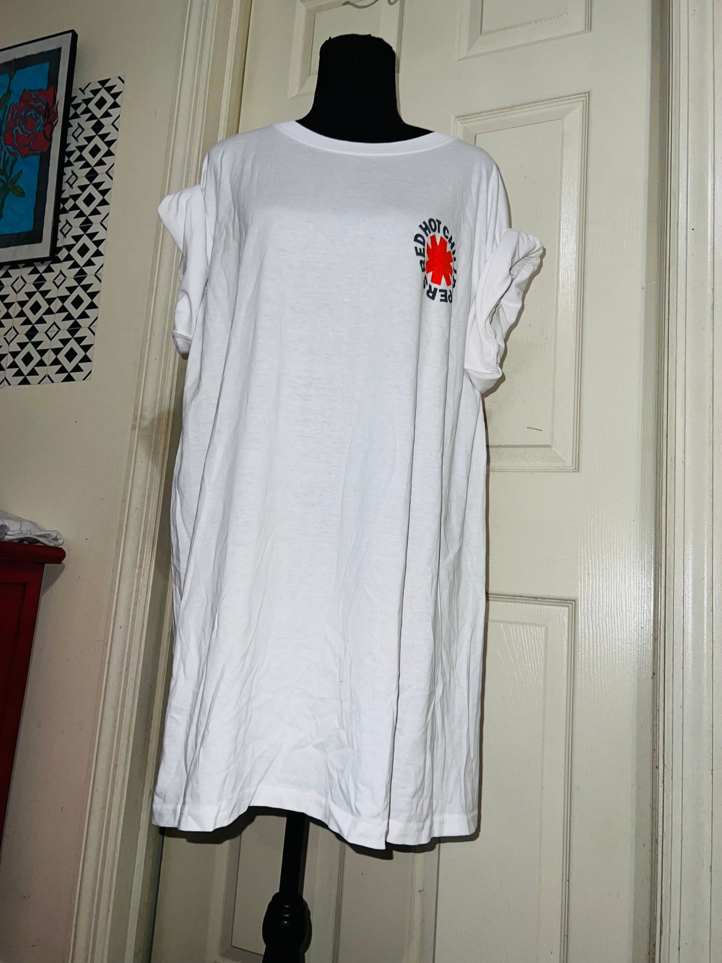 Red Hot Chili Peppers Double Sided Oversized Tee