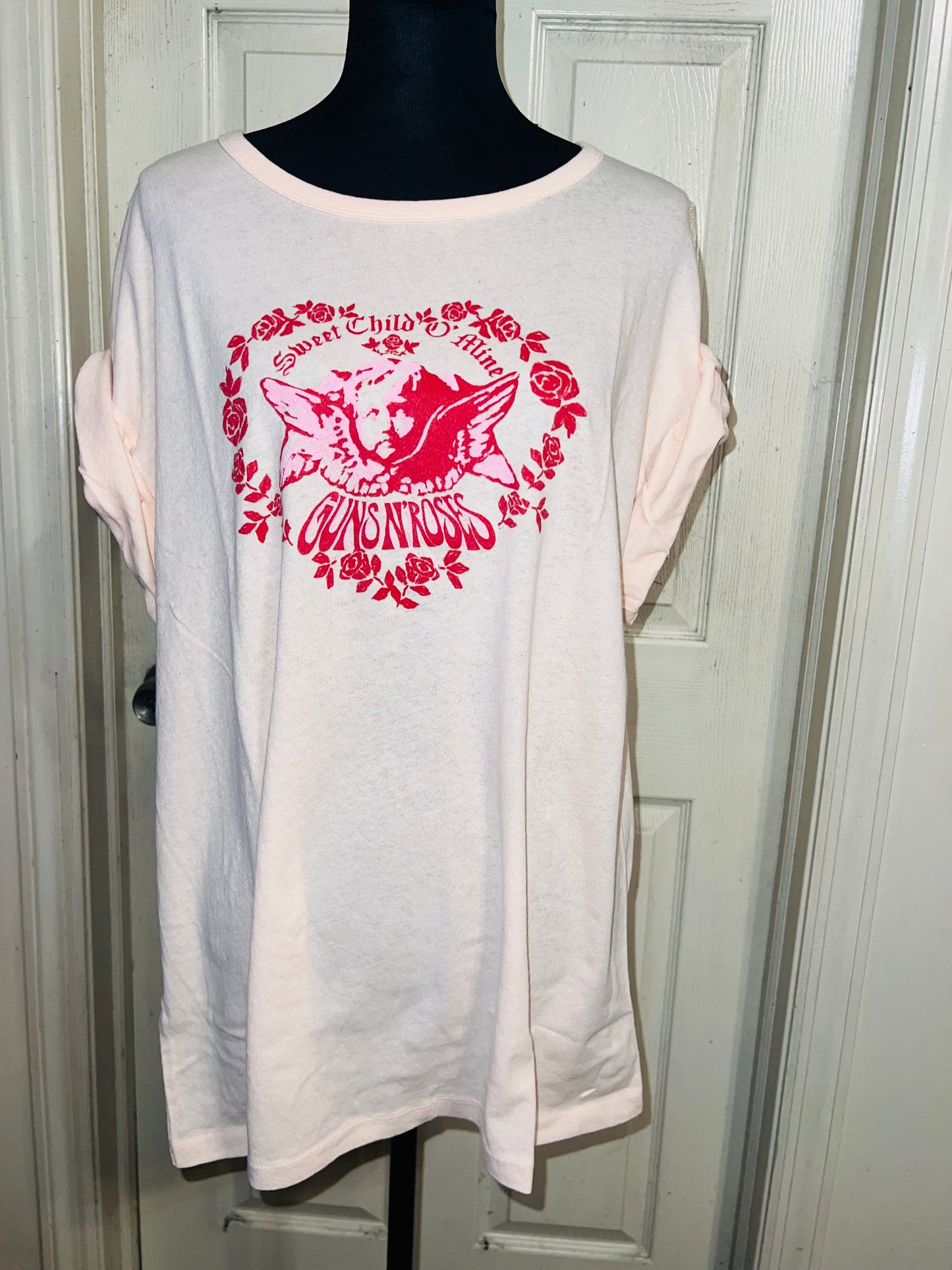 Guns n Roses Oversized Distressed Tee