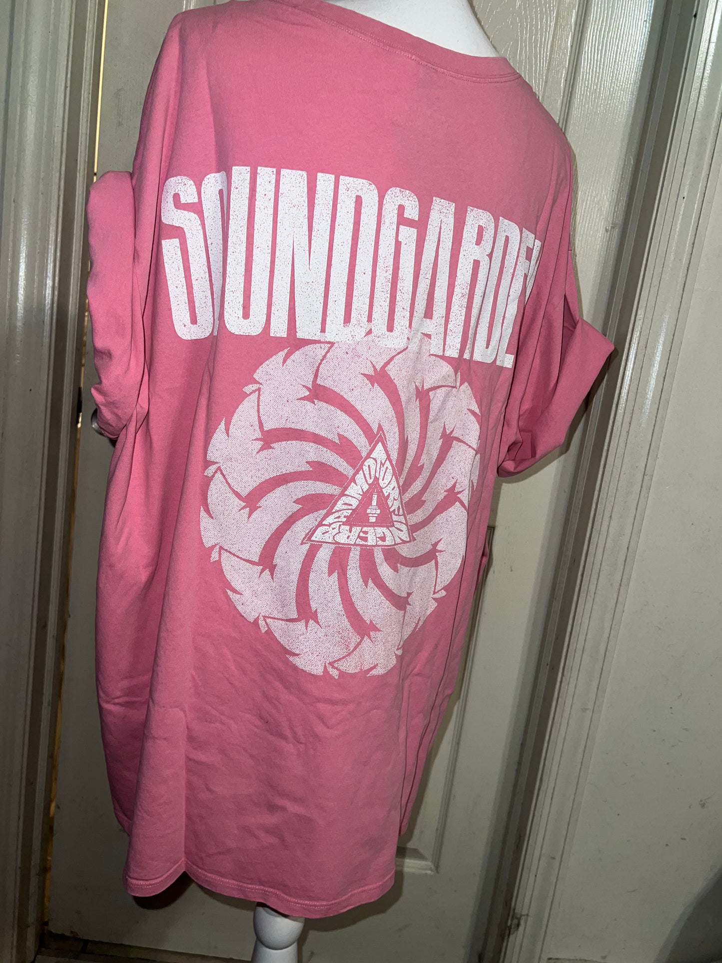 Soundgarden Double Sided Oversized Distressed Tee