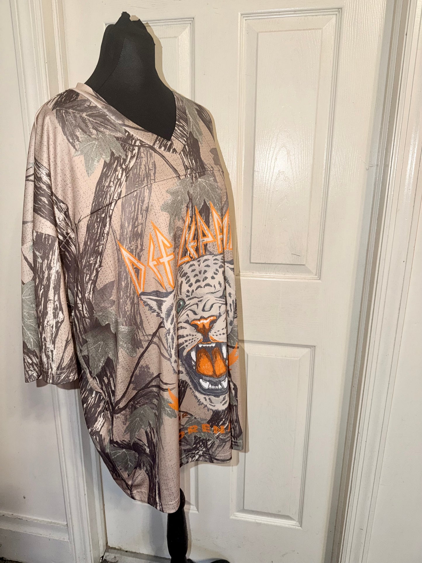 Def Leppard Double Sided Oversized Jersey Tee