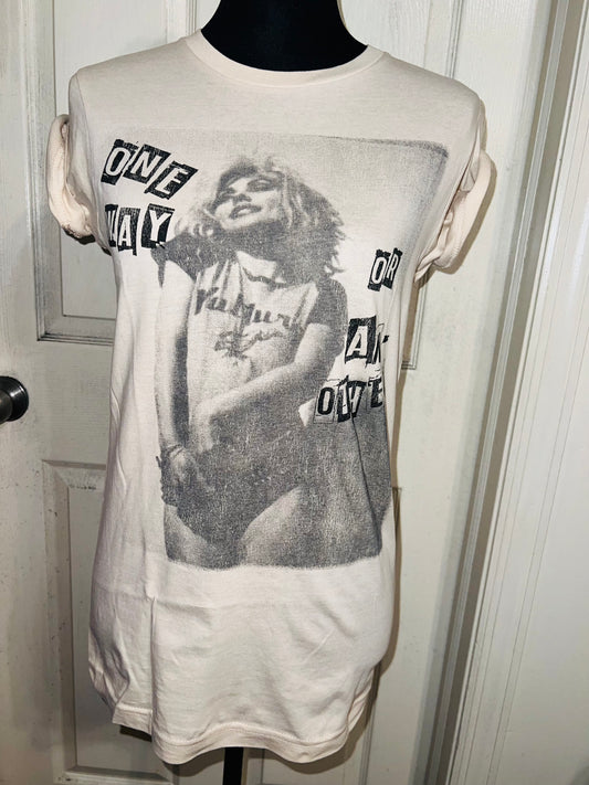 Blondie Oversized Distressed T-Shirt