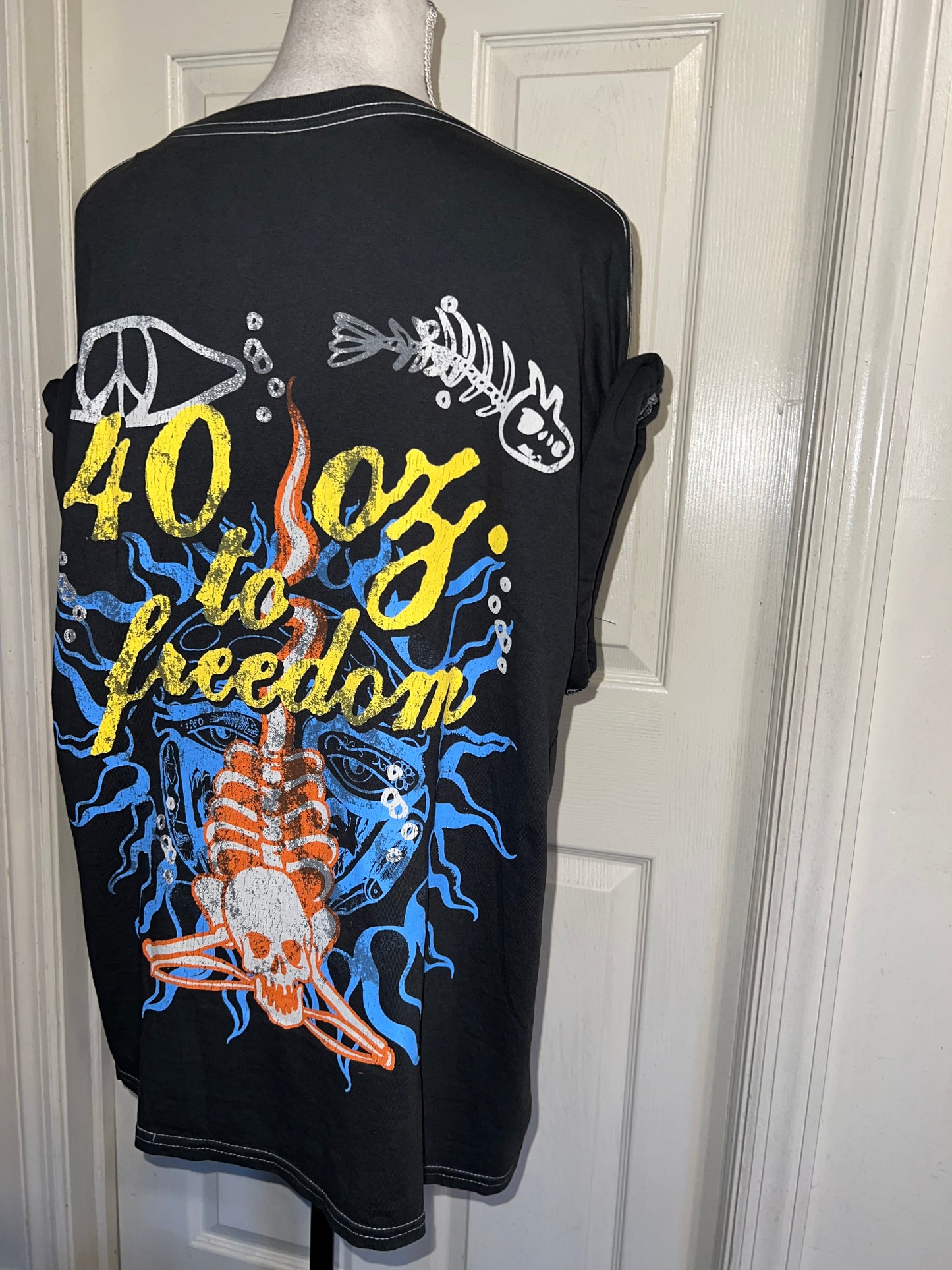 Sublime Double Sided Oversized Distressed Tee